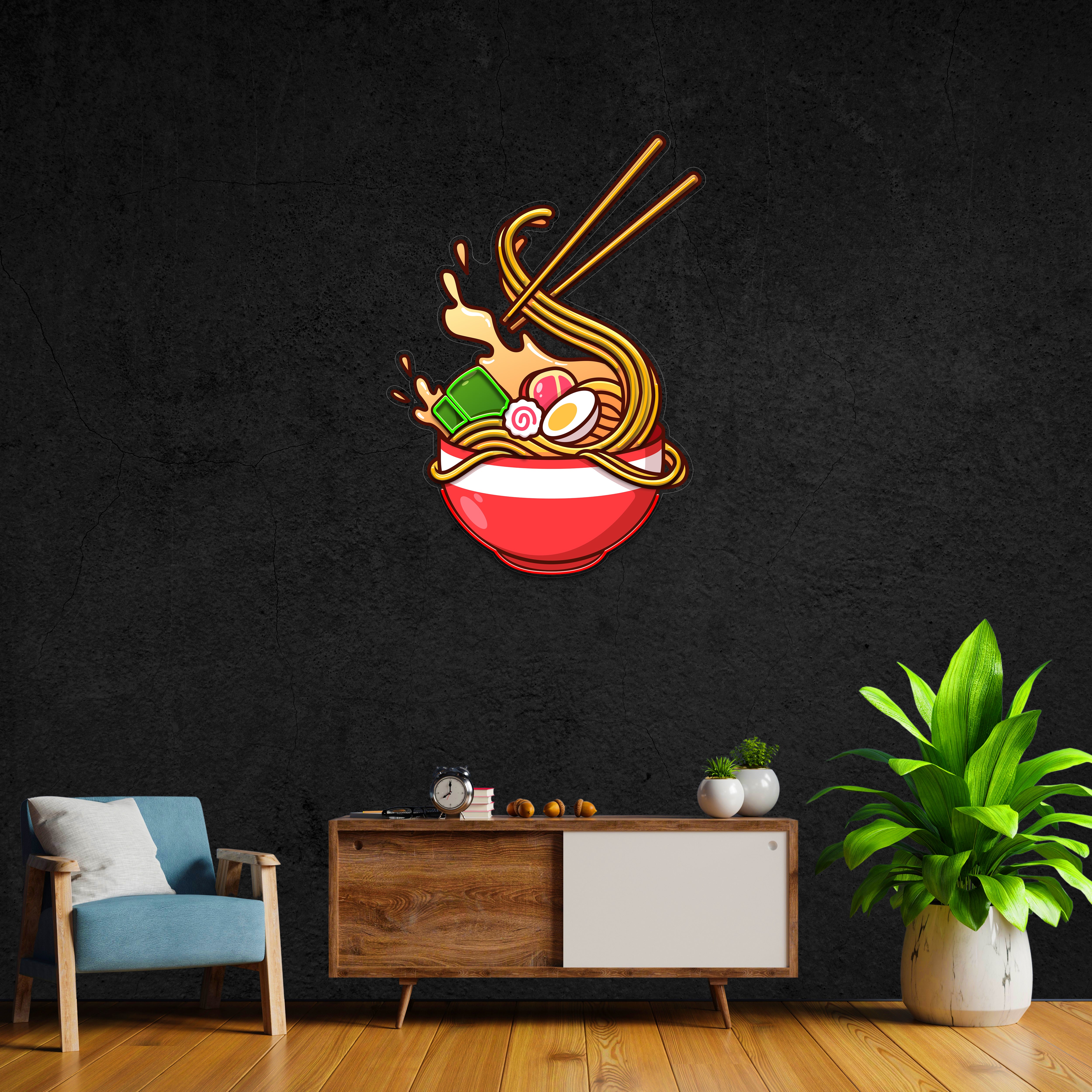 Ramen LED Neon Pop Art