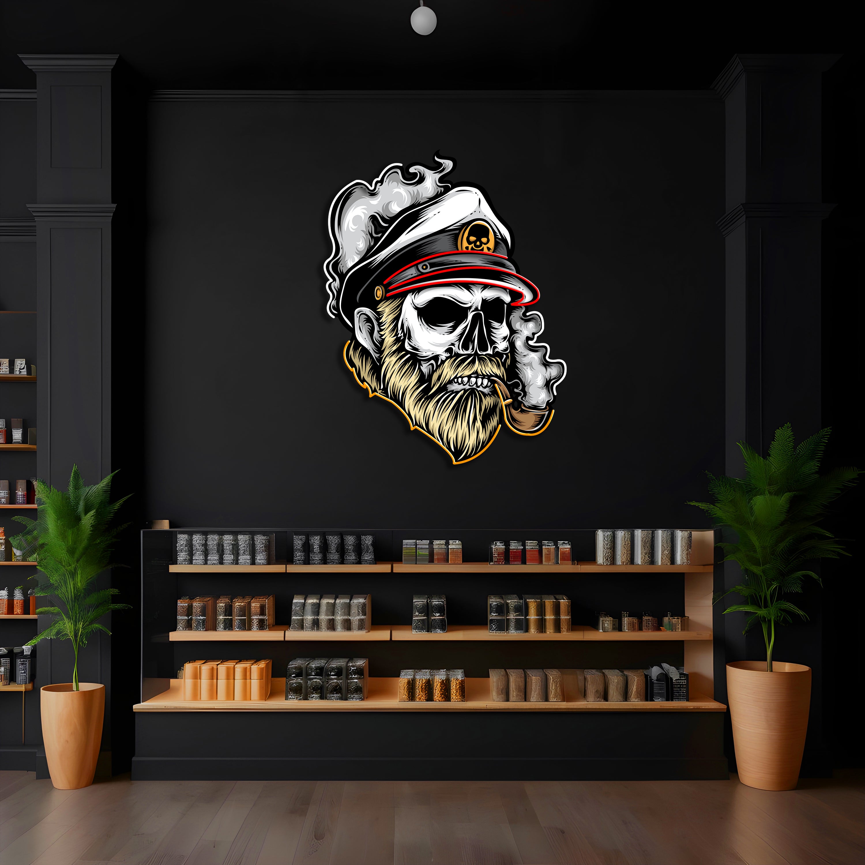 Smokin' Sailor LED Neon Pop Art