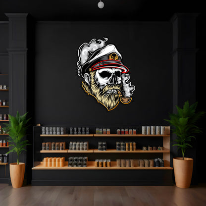 Smokin' Sailor LED Neon Pop Art
