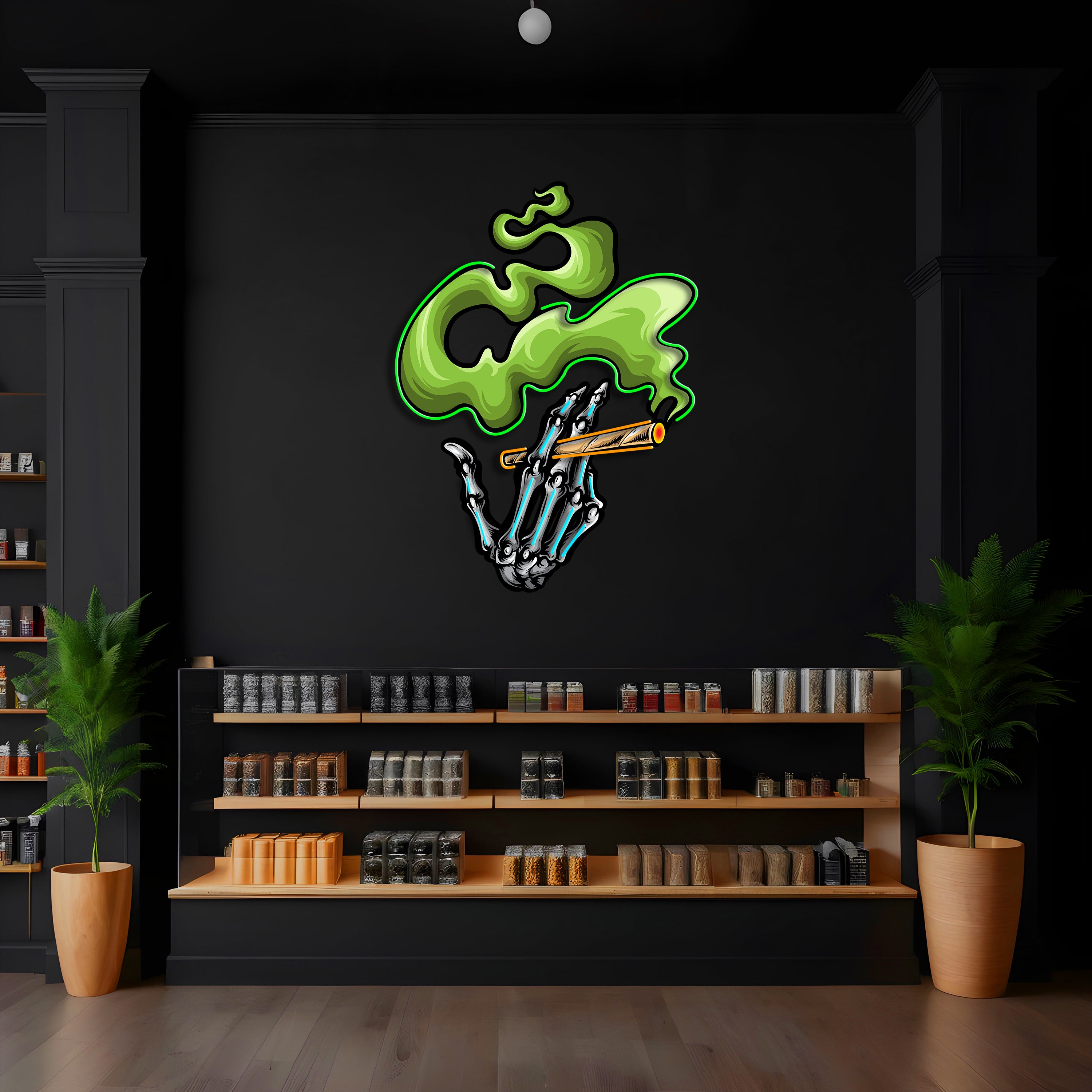 Smoking LED Neon Pop Art
