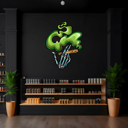 Smoking LED Neon Pop Art