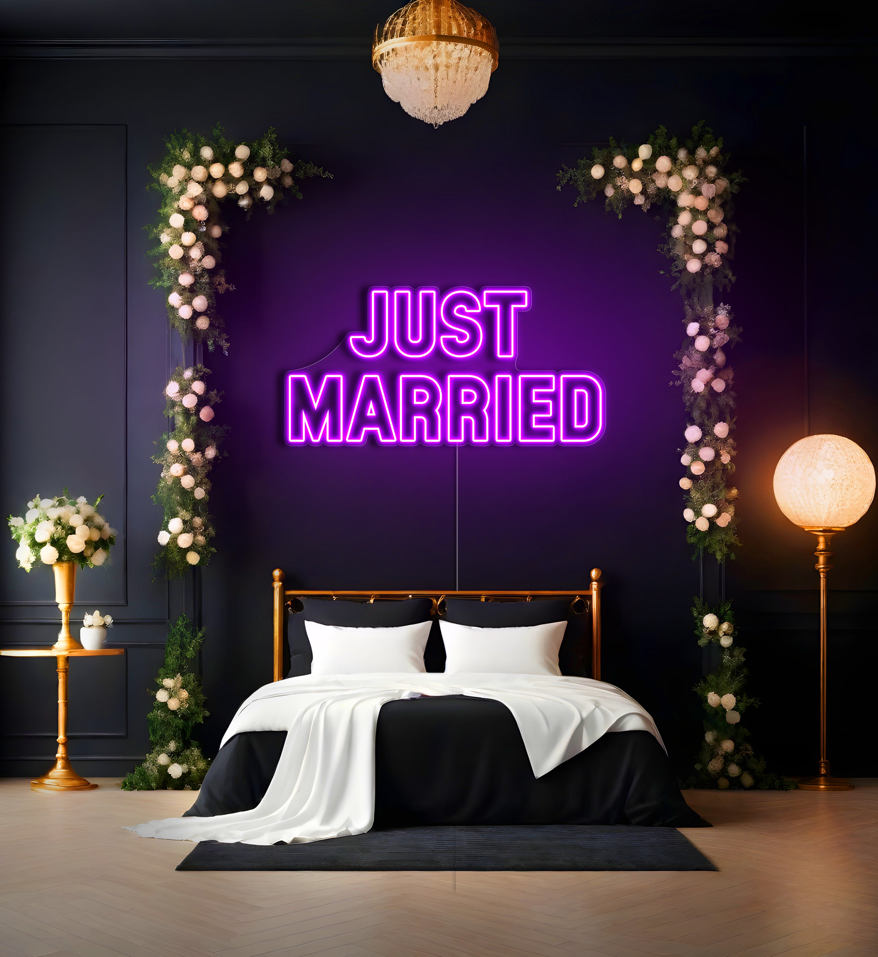 Just Married LED Neon Sign