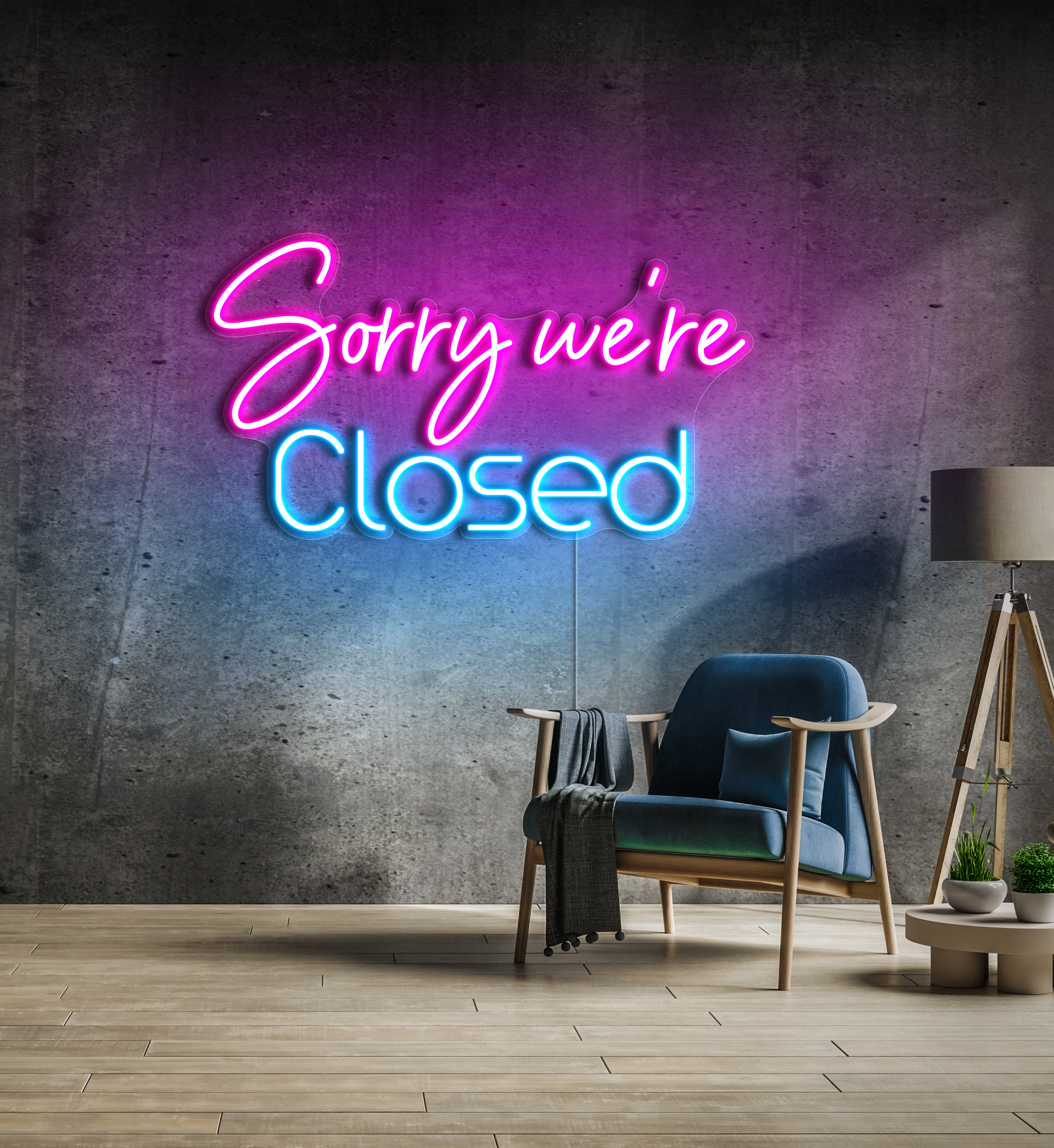 Sorry We're Closed LED Neon Sign