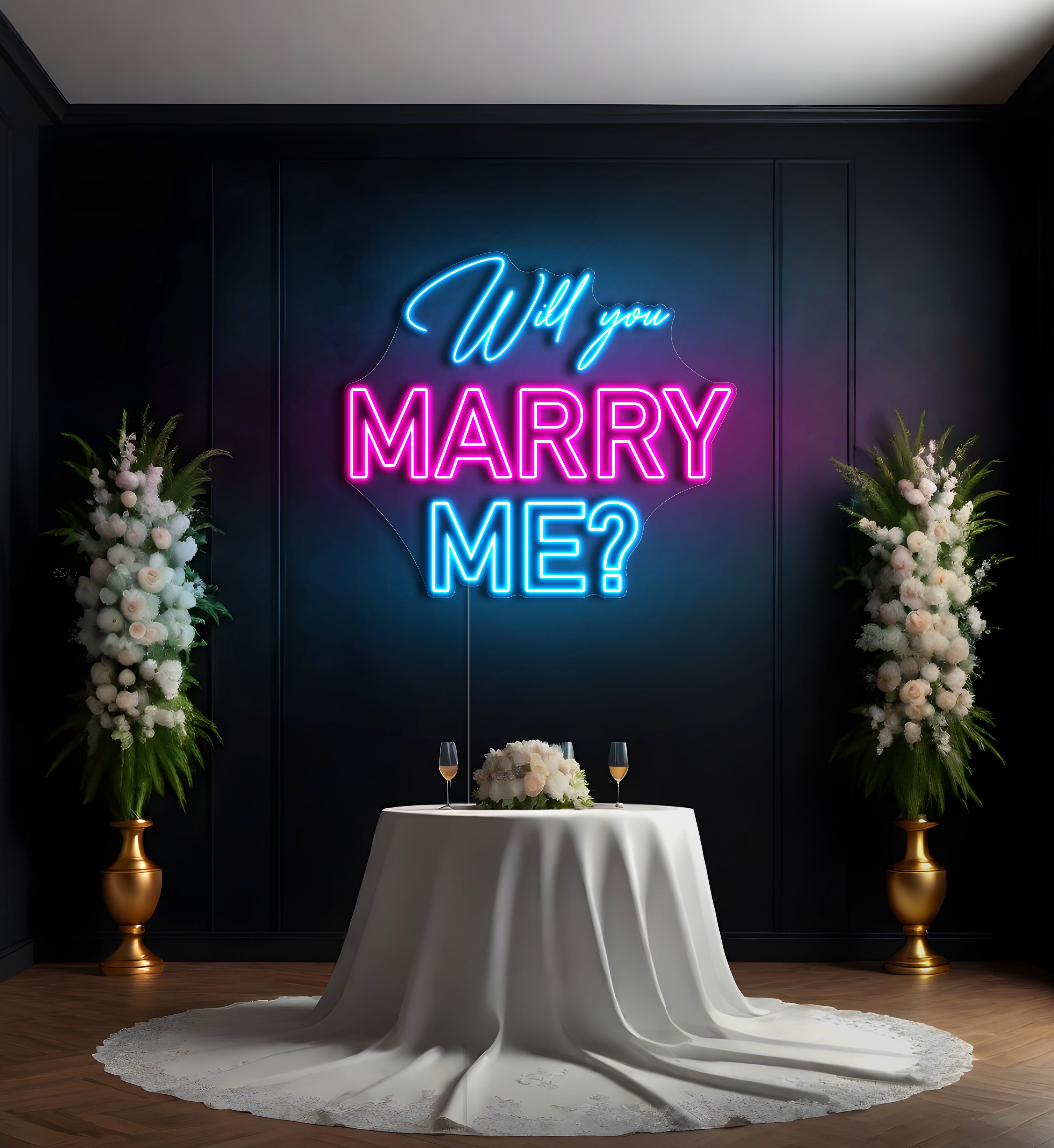Will You Marry Me? LED Neon Sign