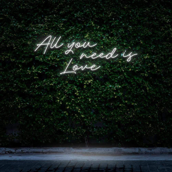 All You Need Is Love LED Neon Sign