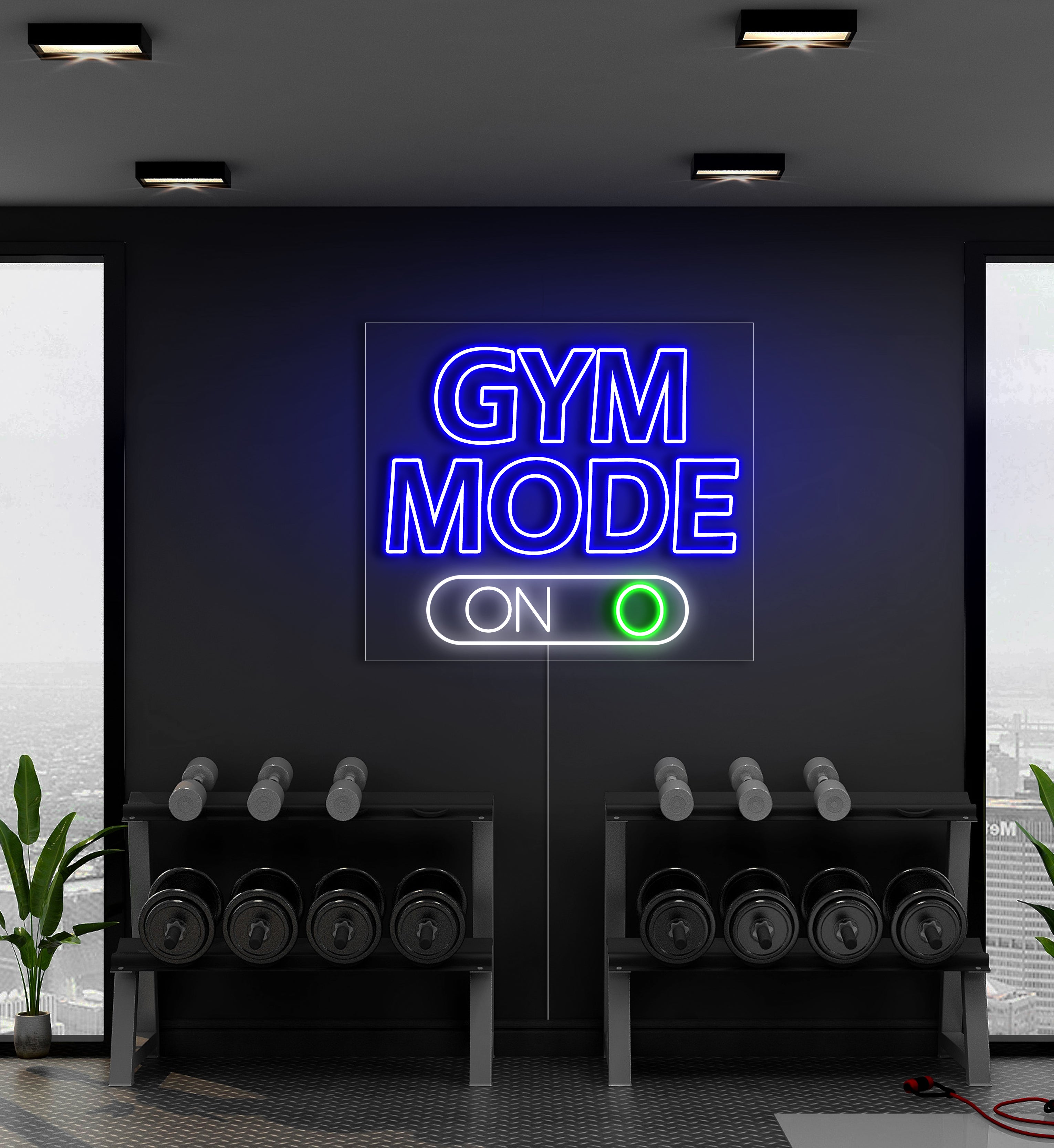 Gym Mode LED Neon Sign
