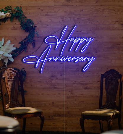 Happy Anniversary LED Neon Sign