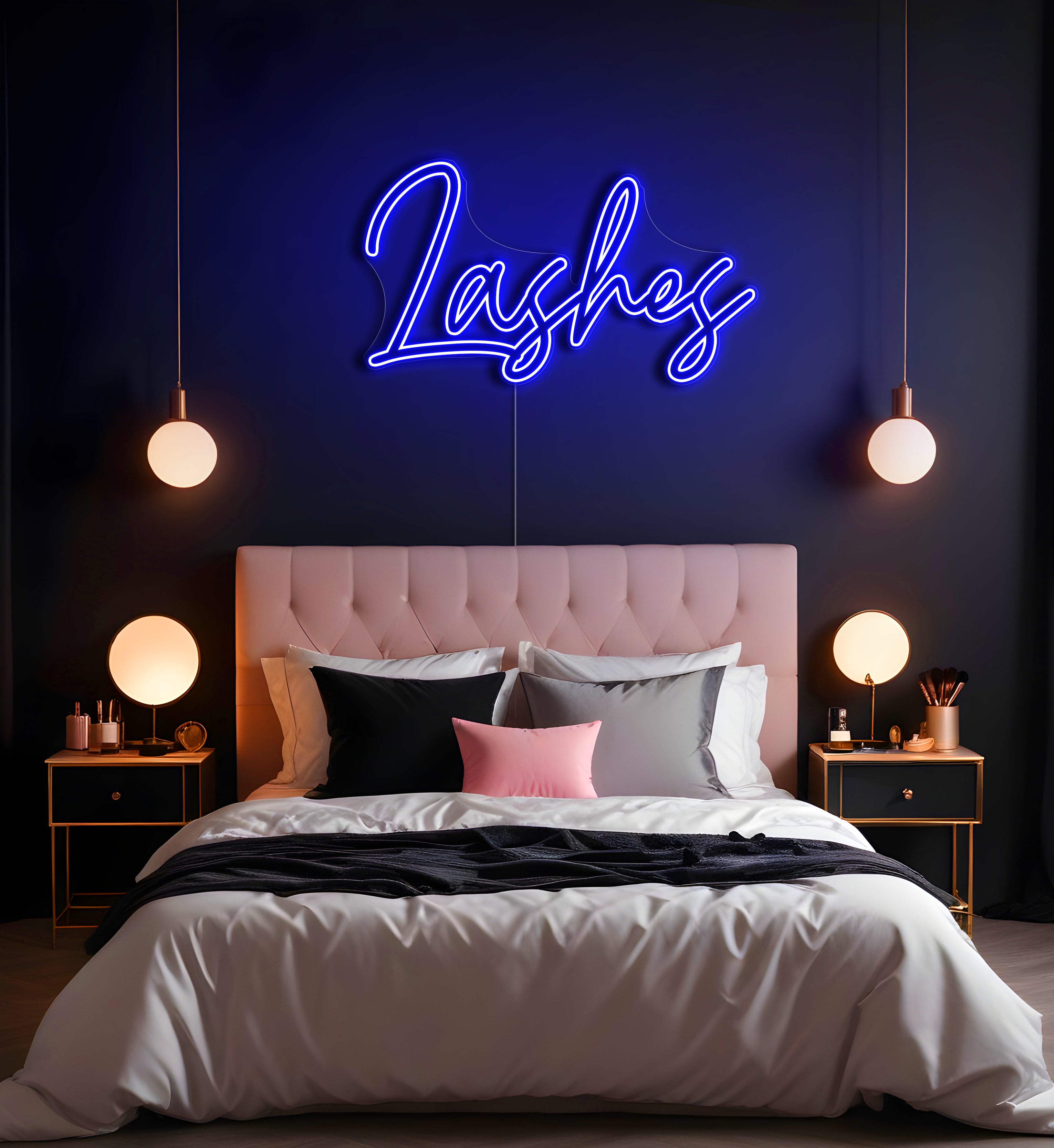 Lashes LED Neon Sign