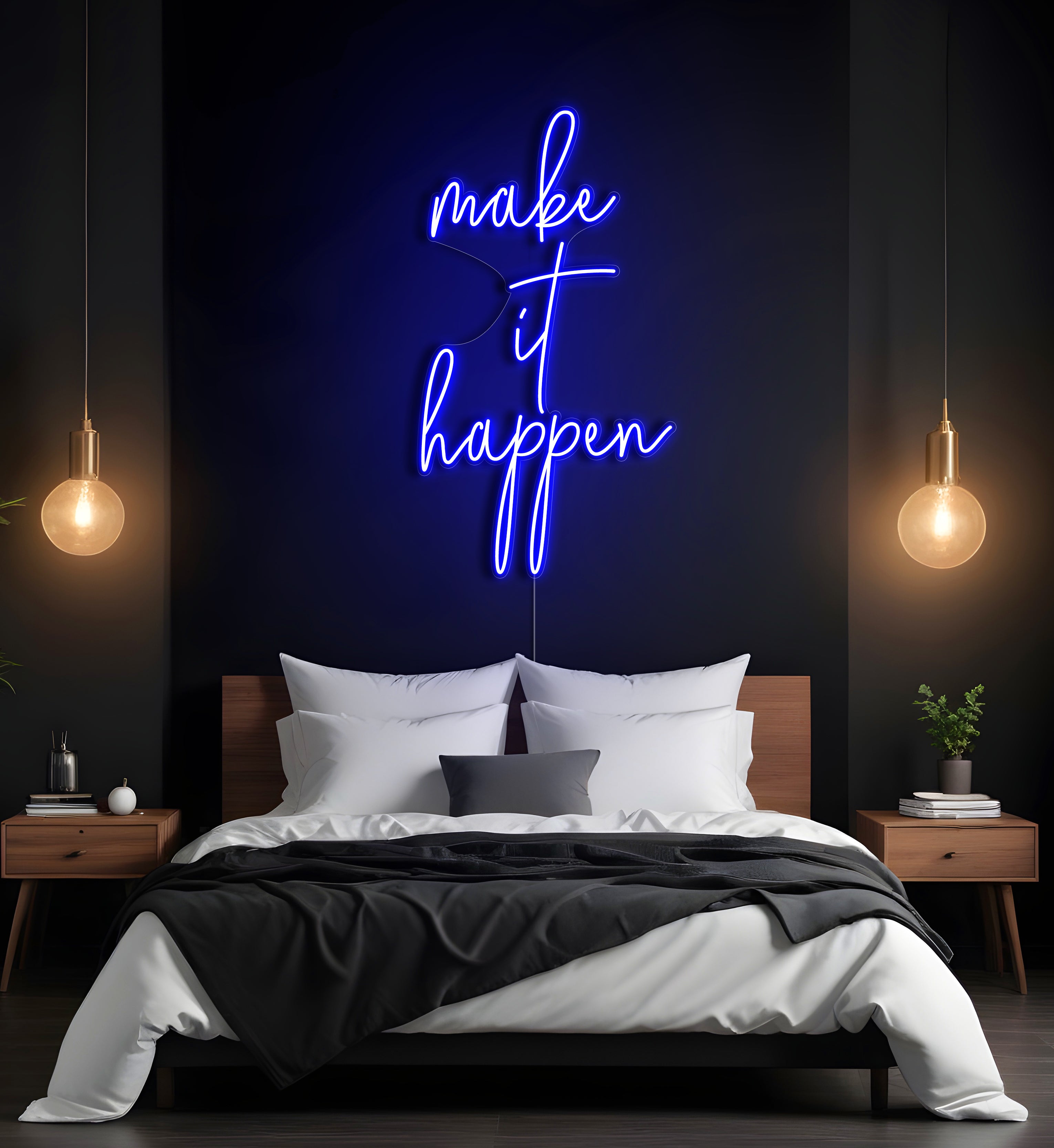 Make It Happen LED Neon Sign