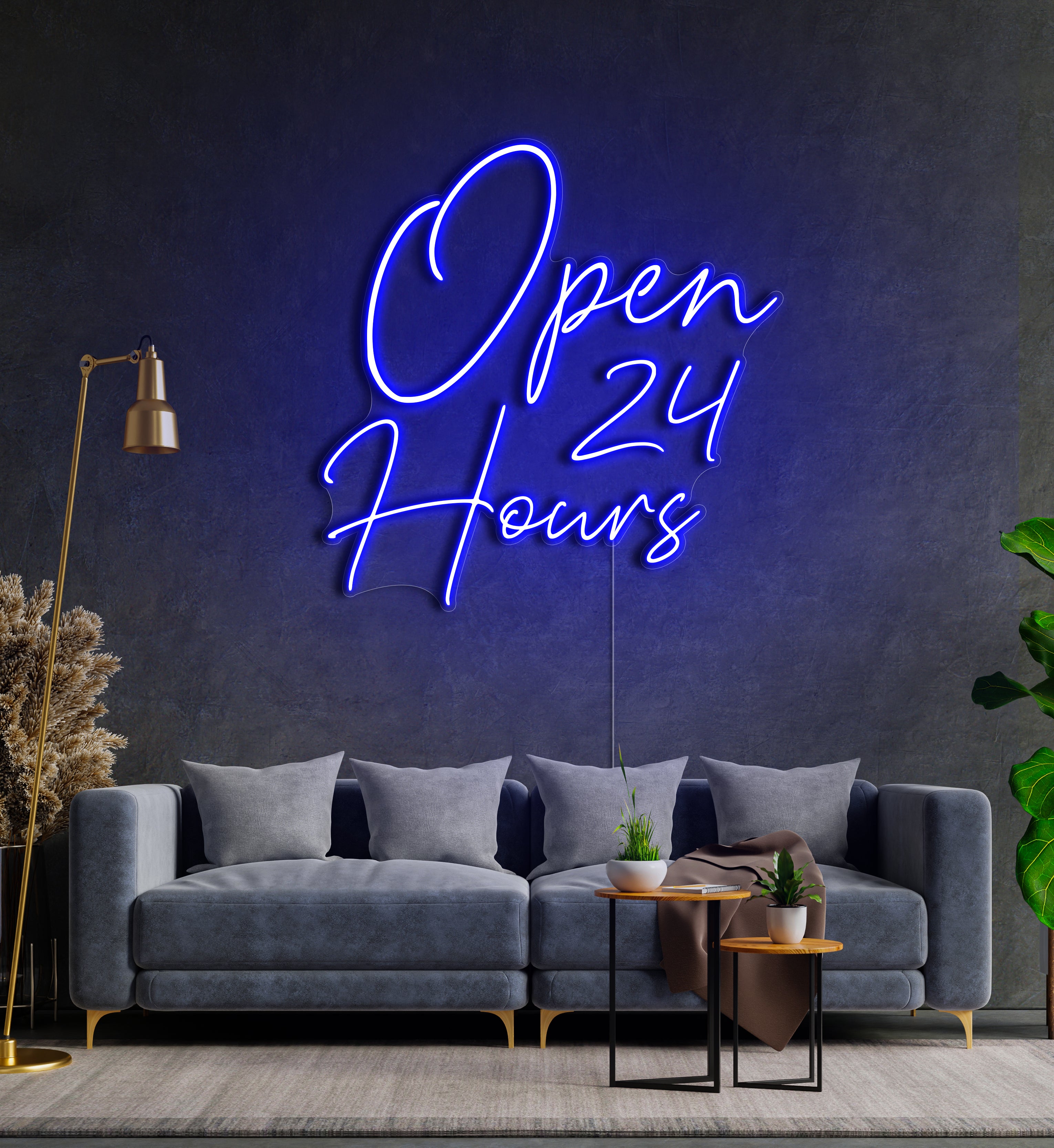Open 24 Hours LED Neon Sign