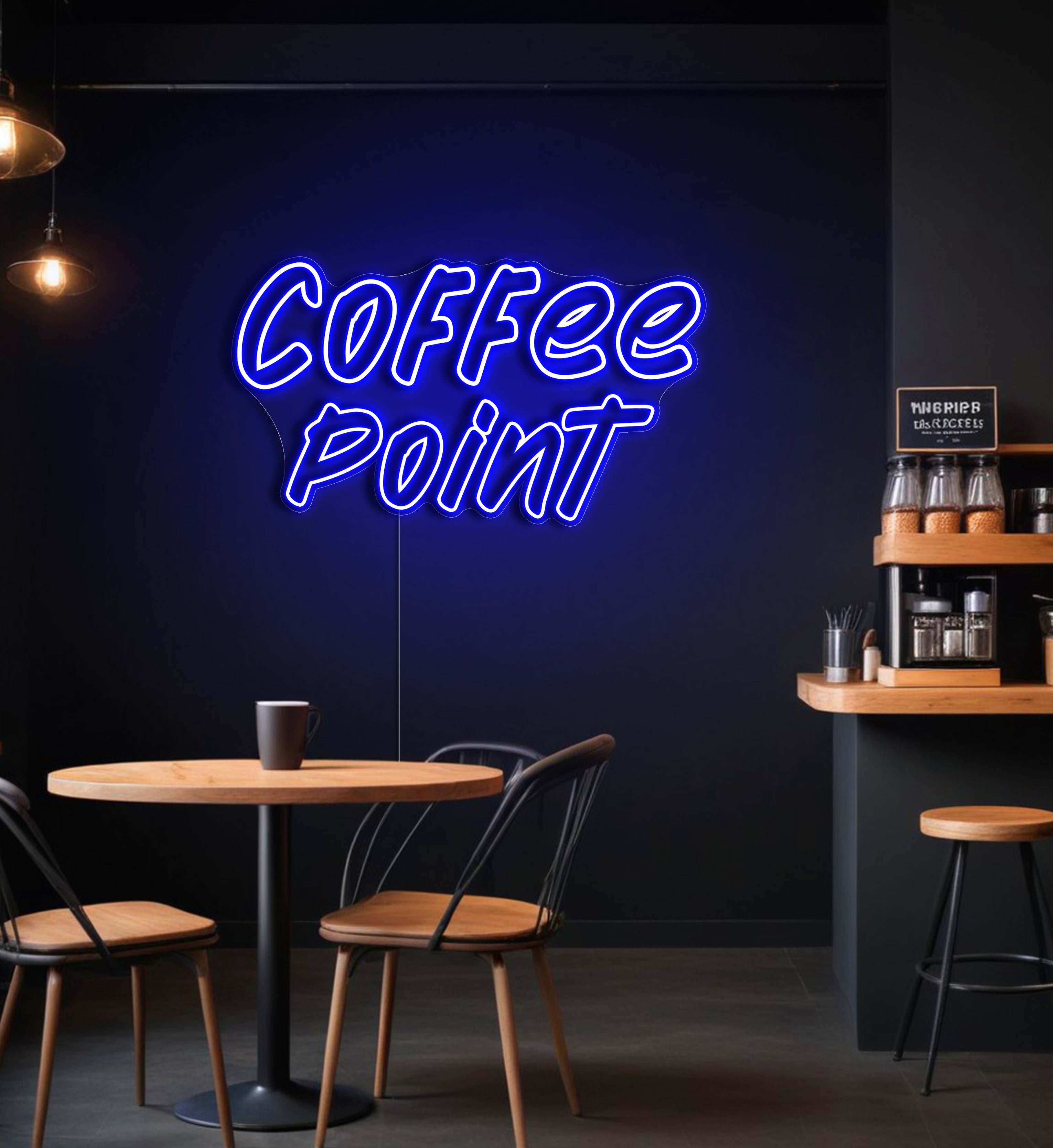 Coffee Point LED Neon Sign