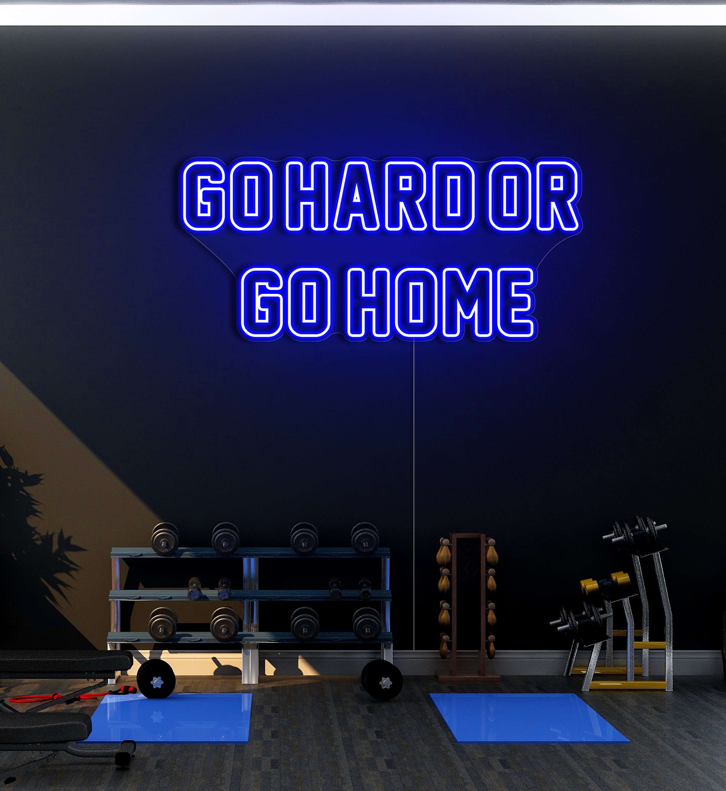 Go Hard Or Go Home LED Neon Sign