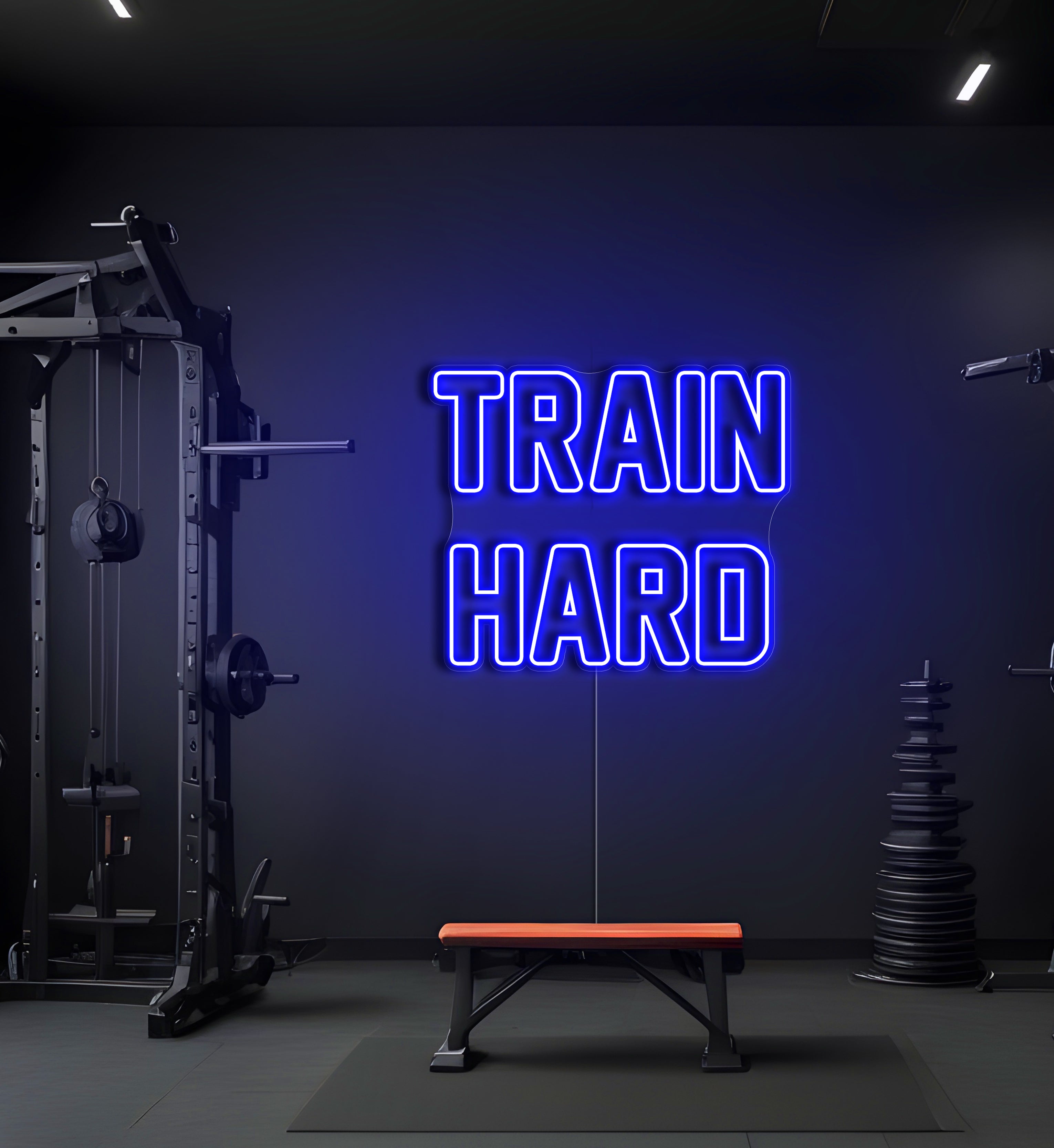 Train Hard LED Neon Sign