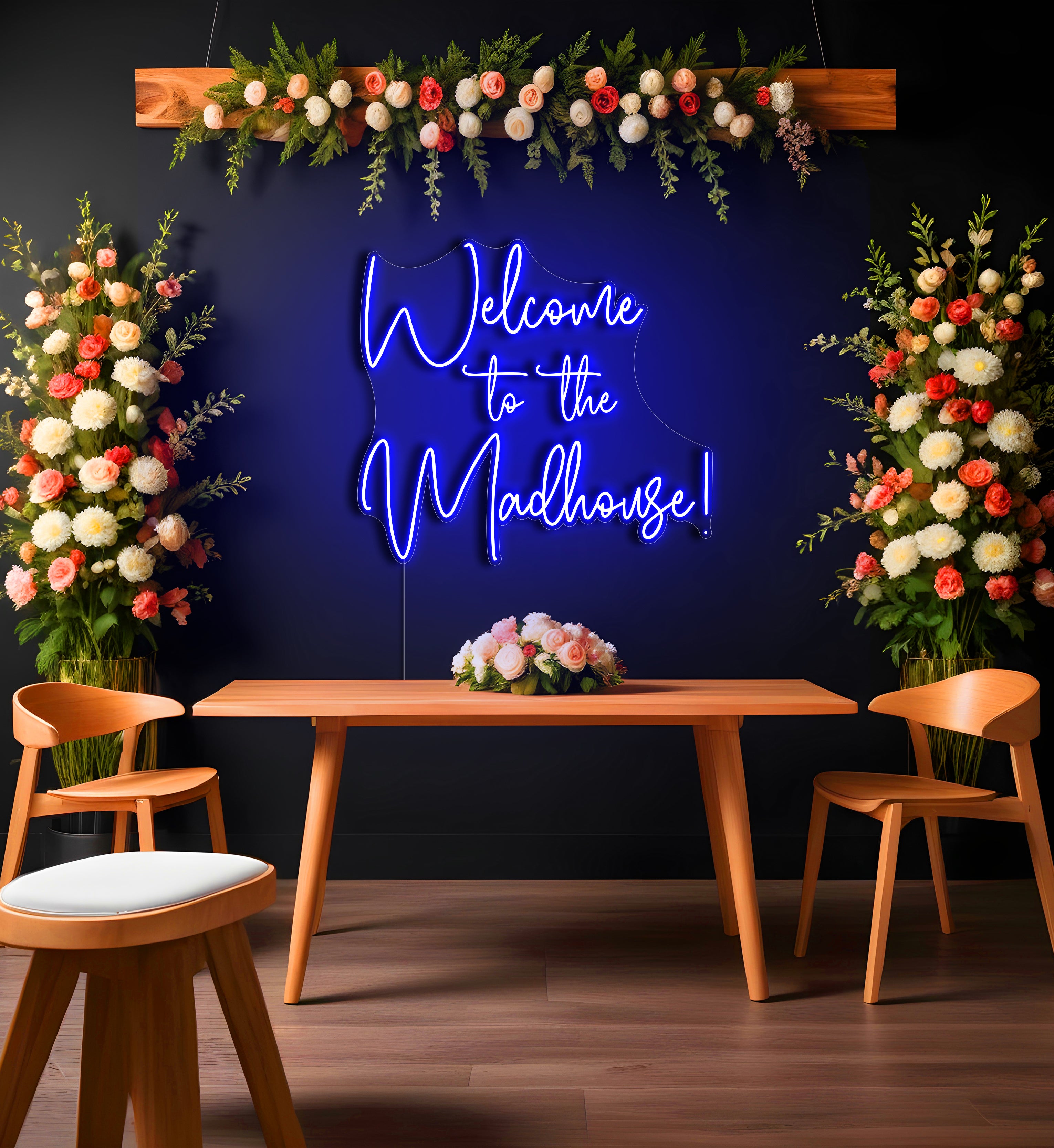 Welcome To The Madhouse! LED Neon Sign