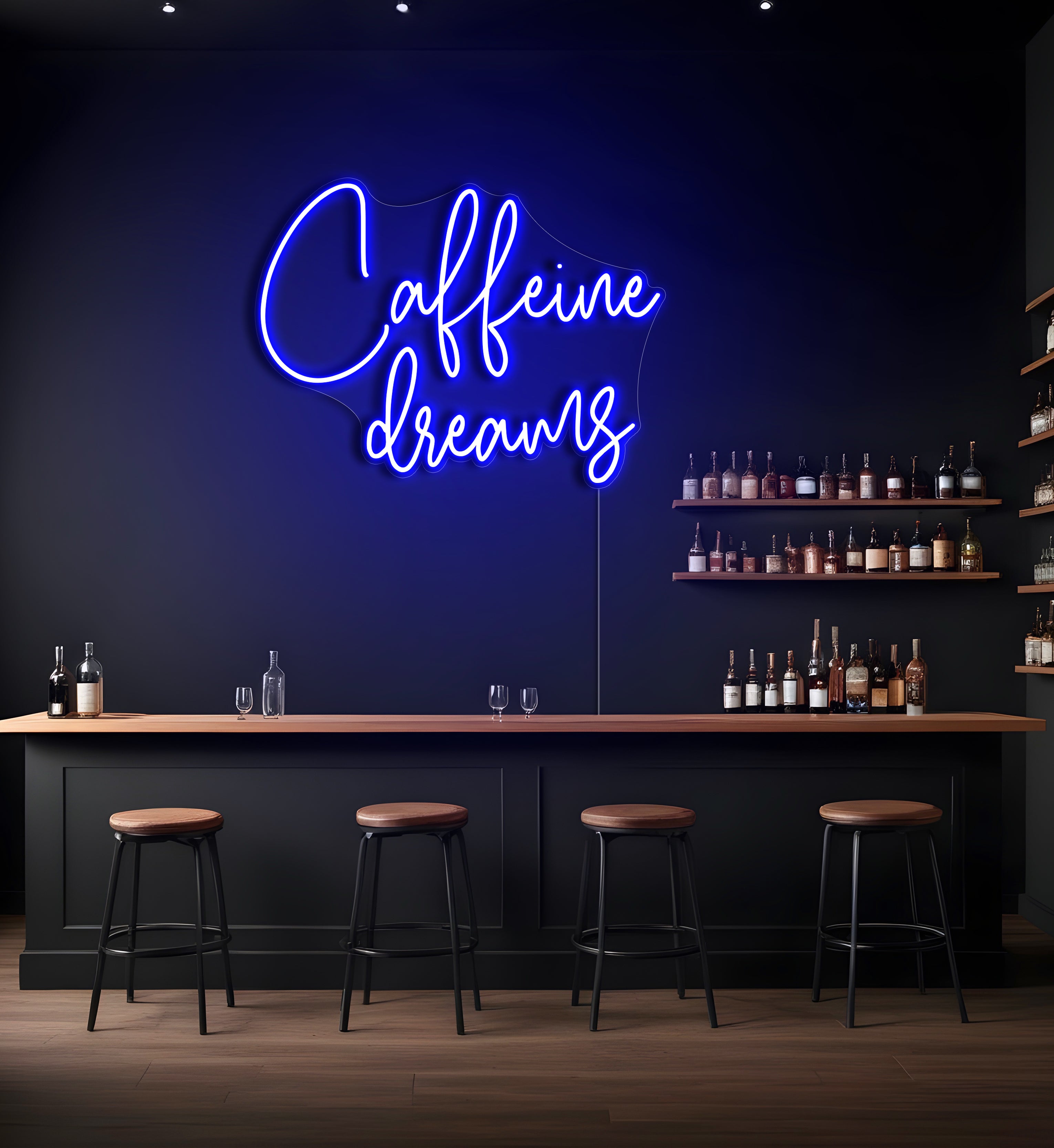 Caffeine Dreams LED Neon Sign