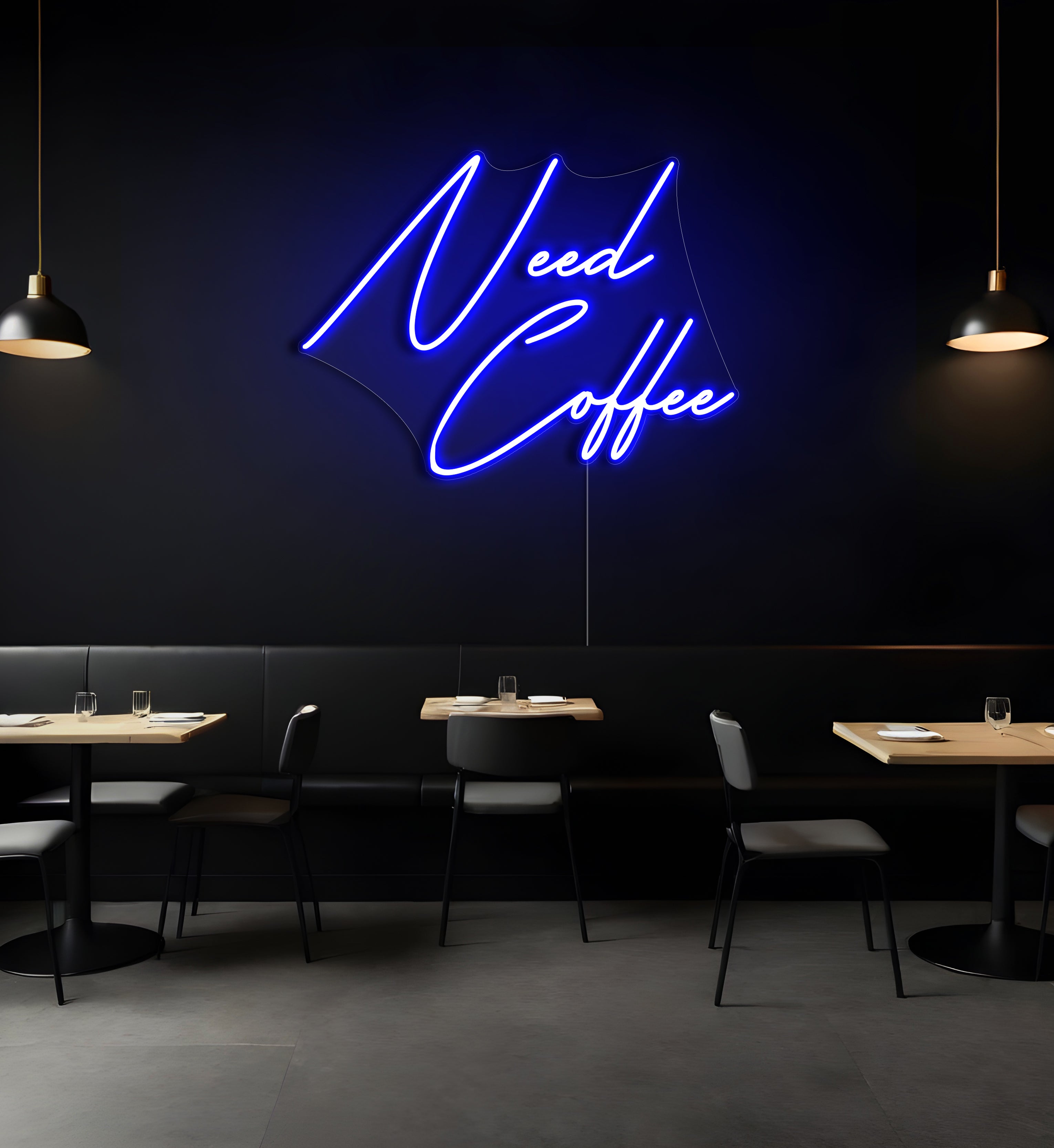 Need Coffee LED Neon Sign