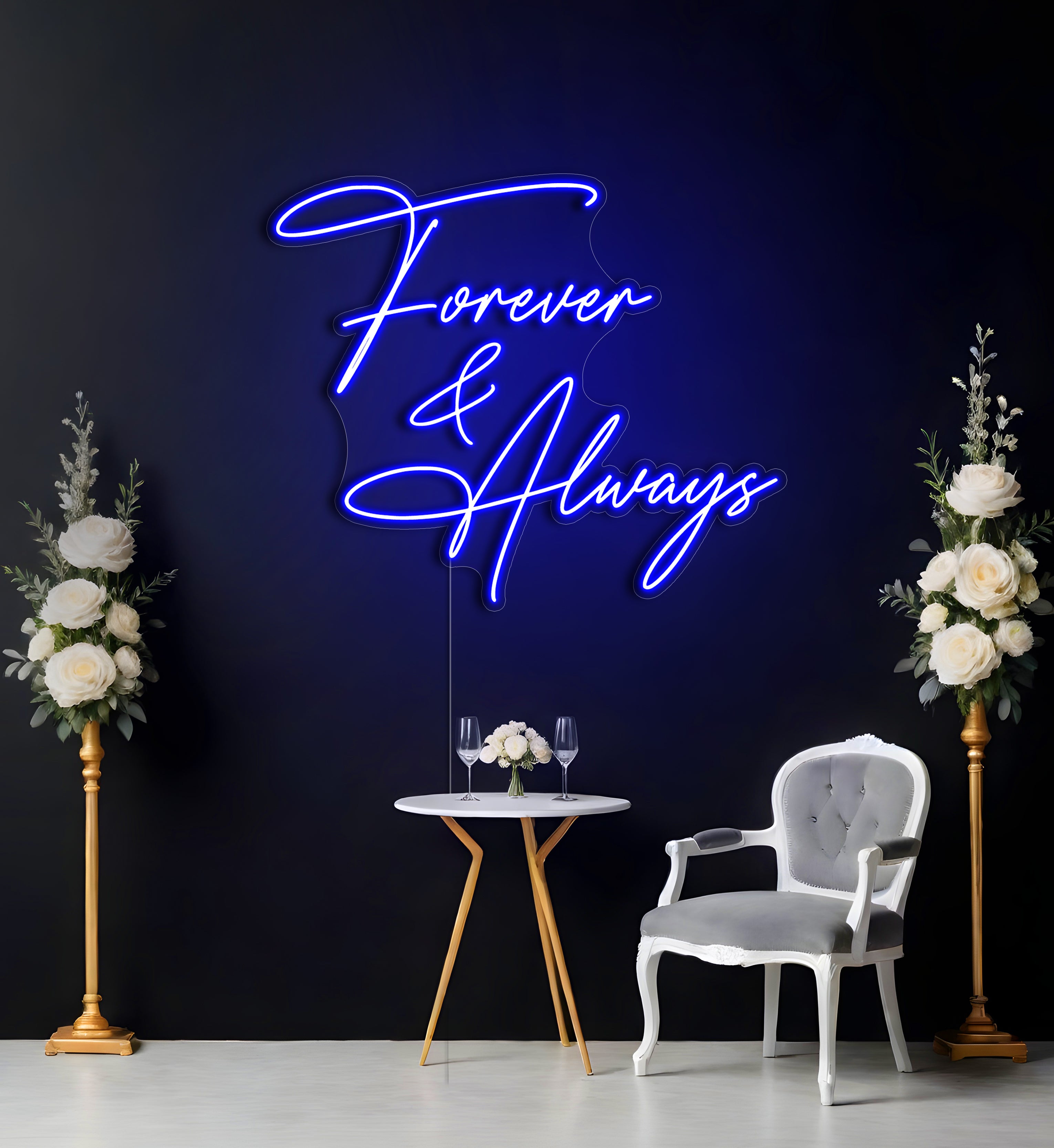 Forever & Always LED Neon Sign