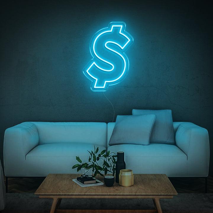 Dollar Sign LED Neon Sign