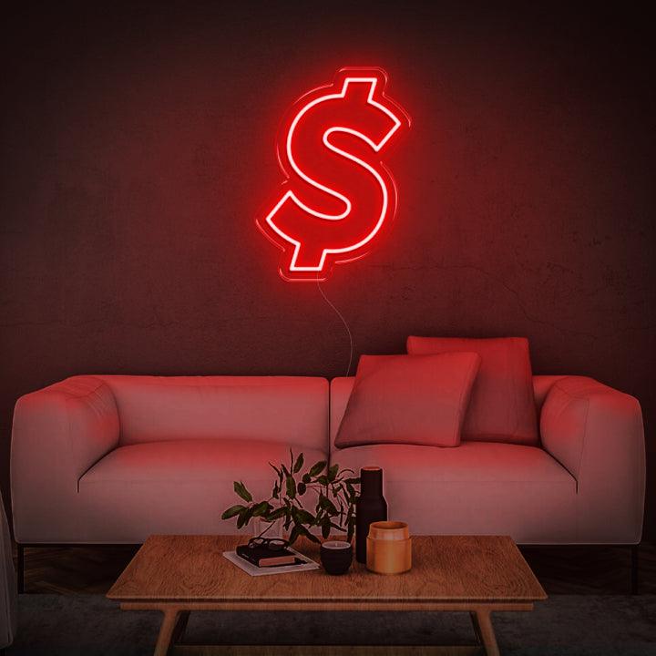 Dollar Sign LED Neon Sign