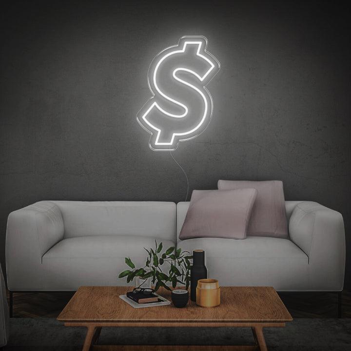 Dollar Sign LED Neon Sign