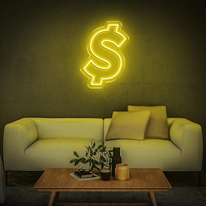 Dollar Sign LED Neon Sign