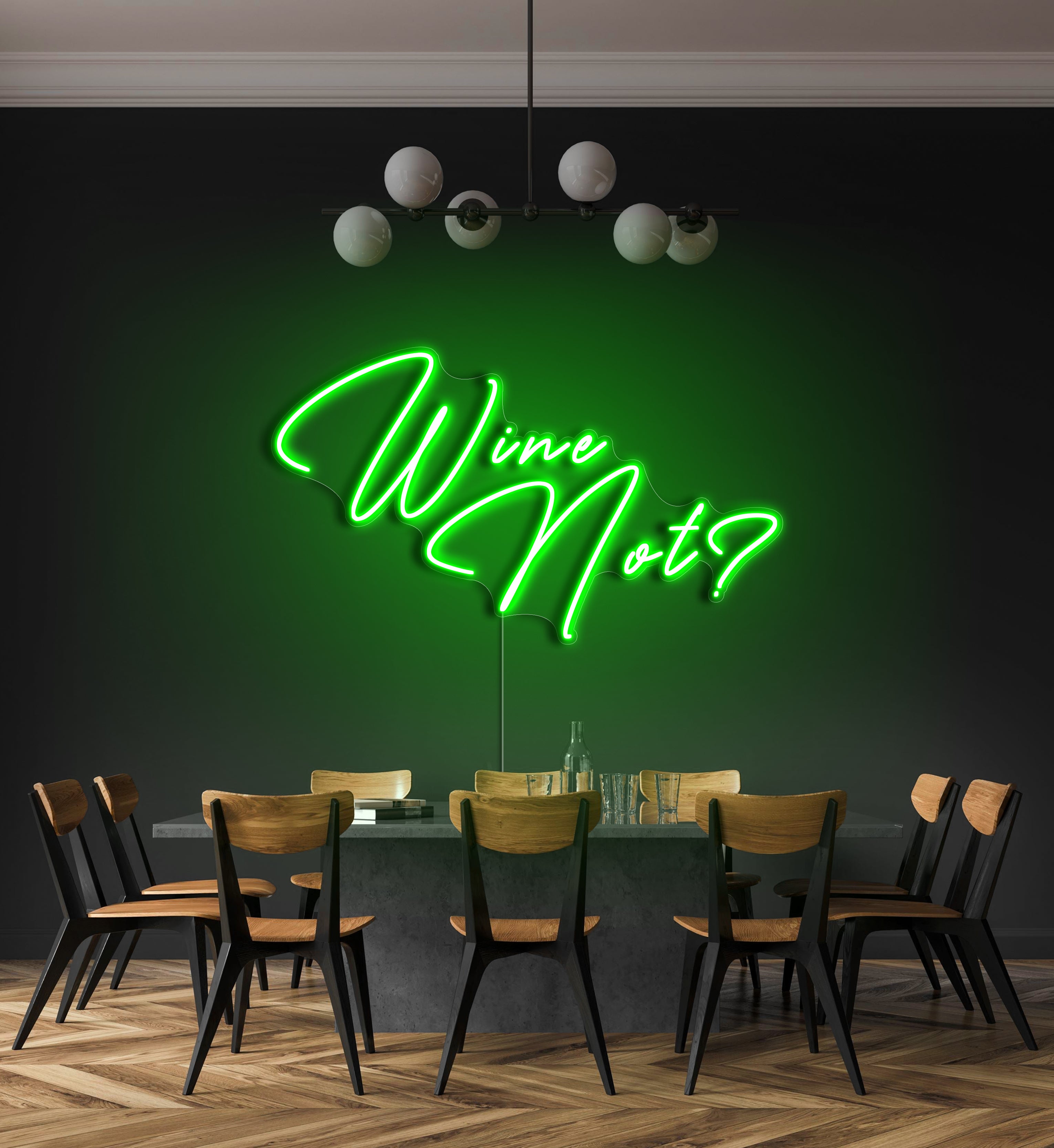 Wine Not? LED Neon Sign