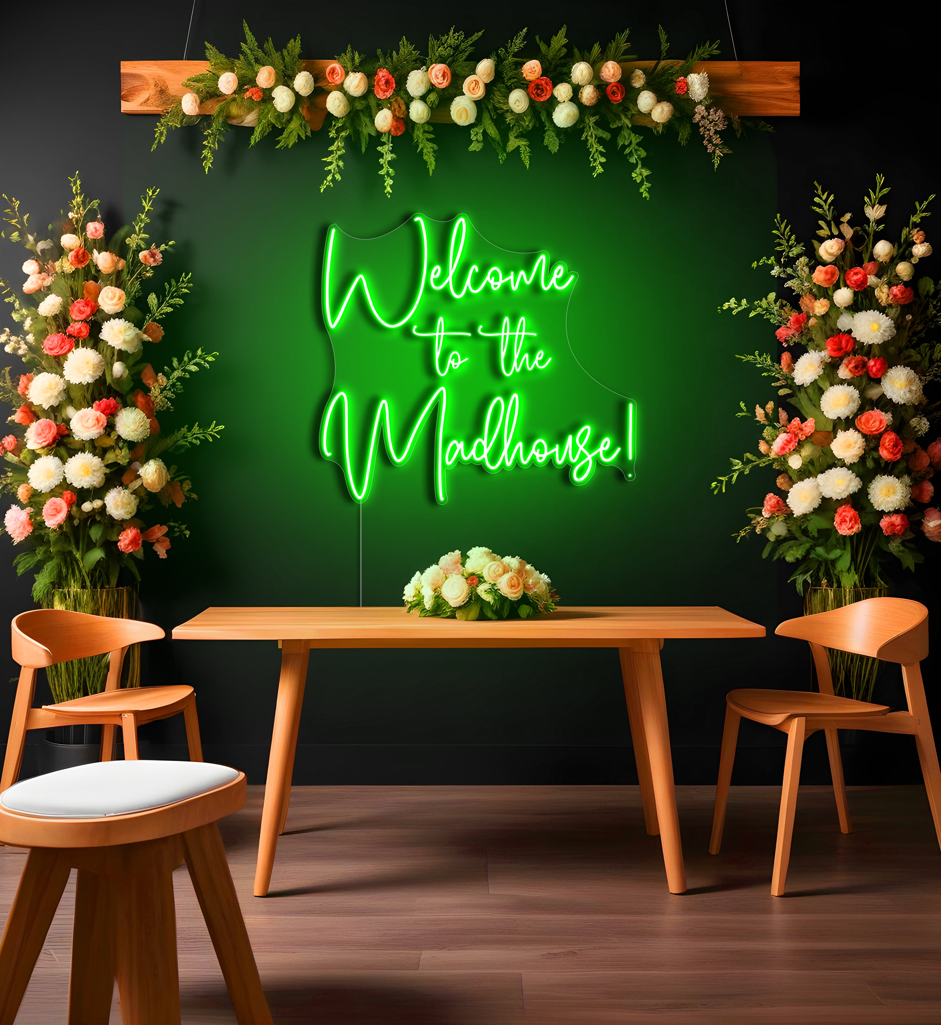 Welcome To The Madhouse! LED Neon Sign