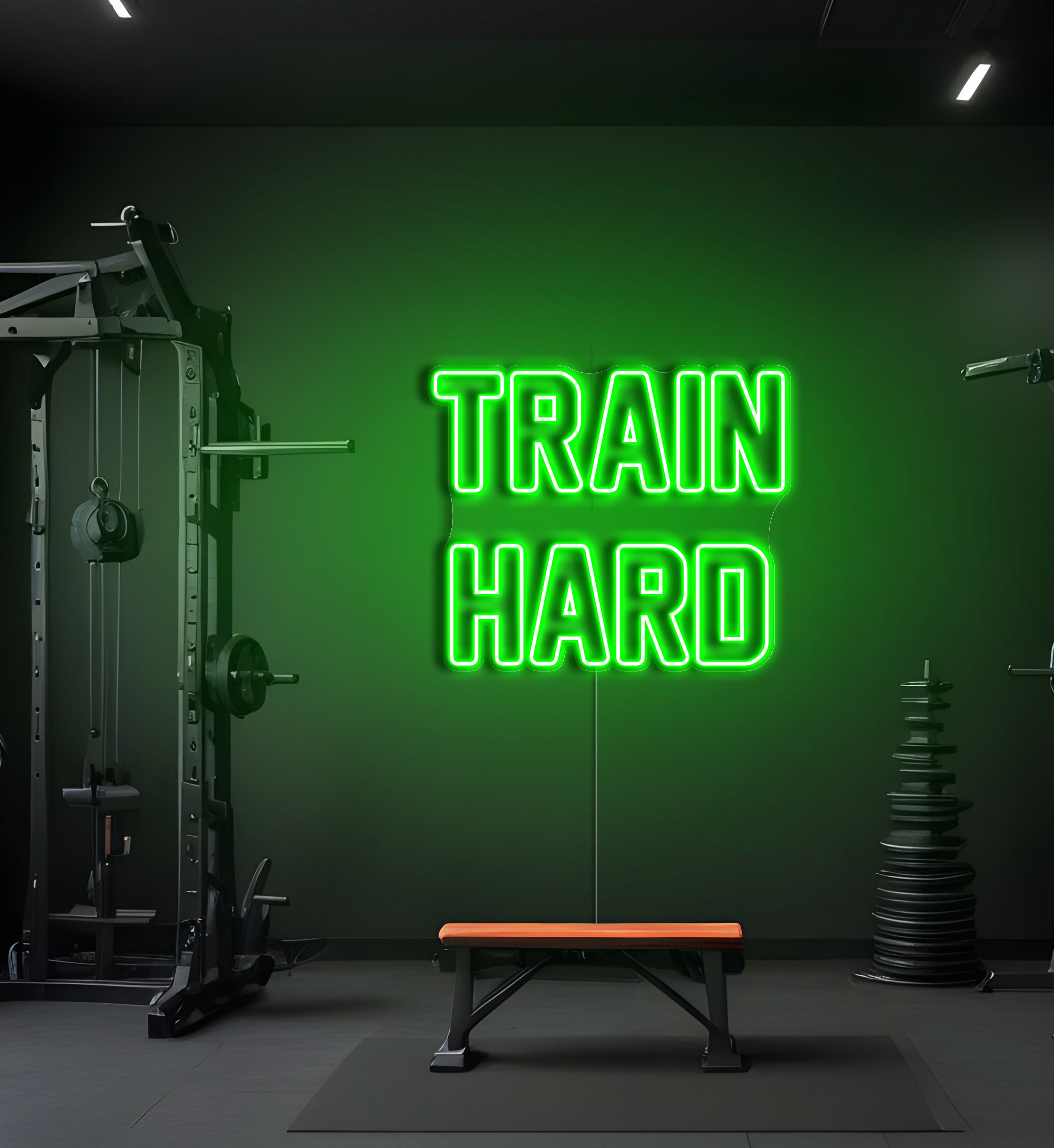 Train Hard LED Neon Sign