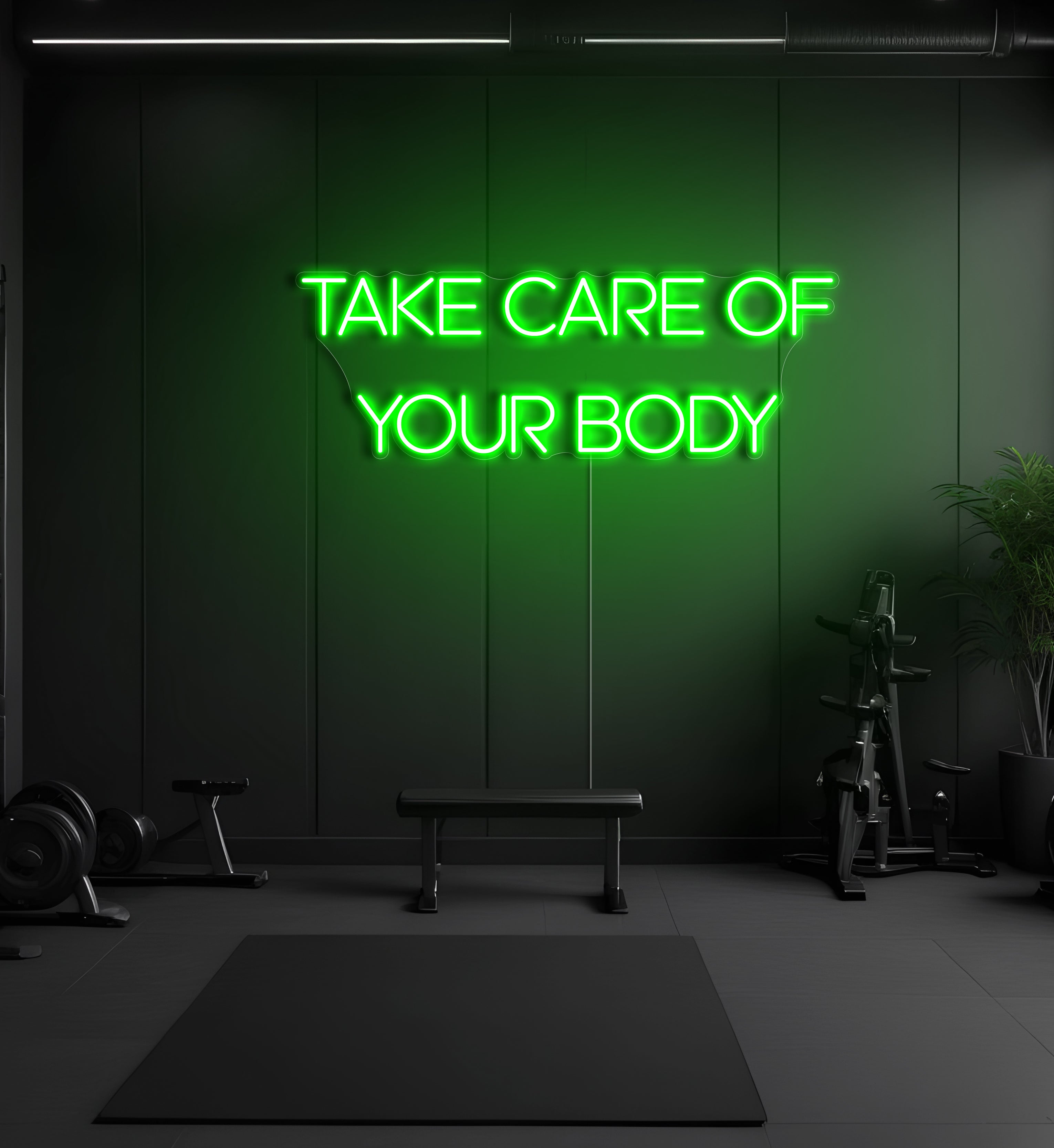 Take Care Of Your Body LED Neon Sign
