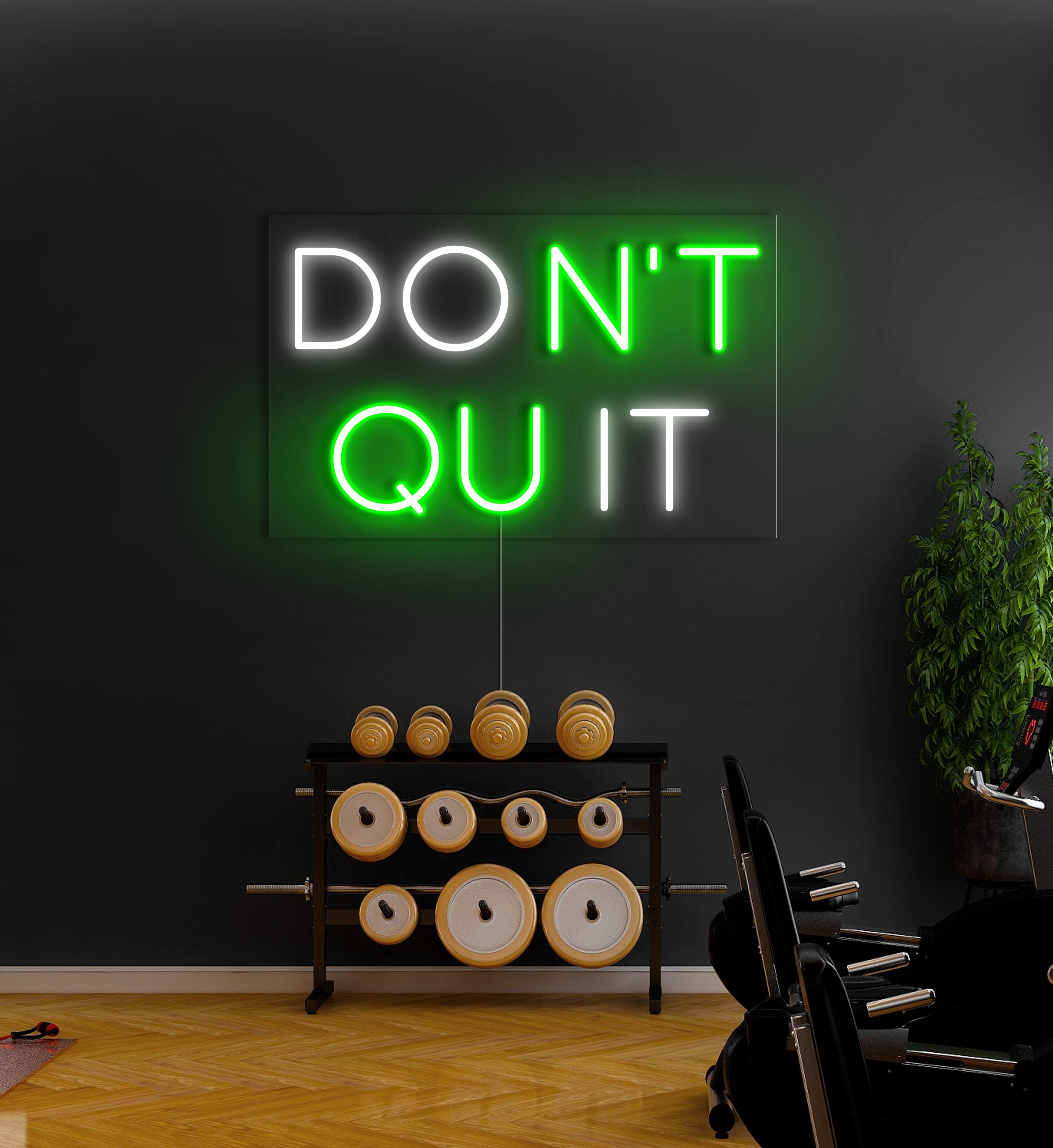 Don't Quit LED Neon Sign