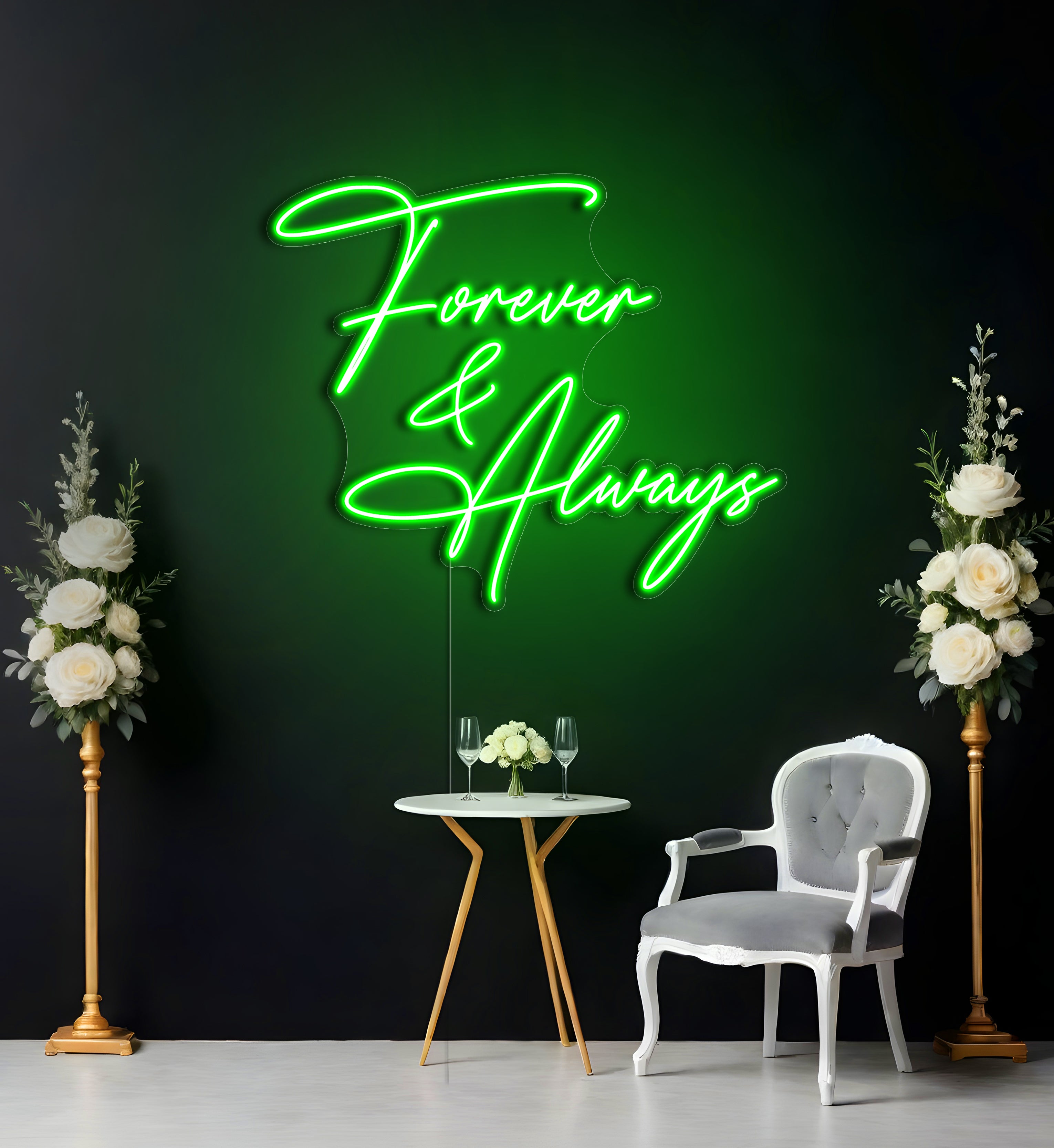 Forever & Always LED Neon Sign