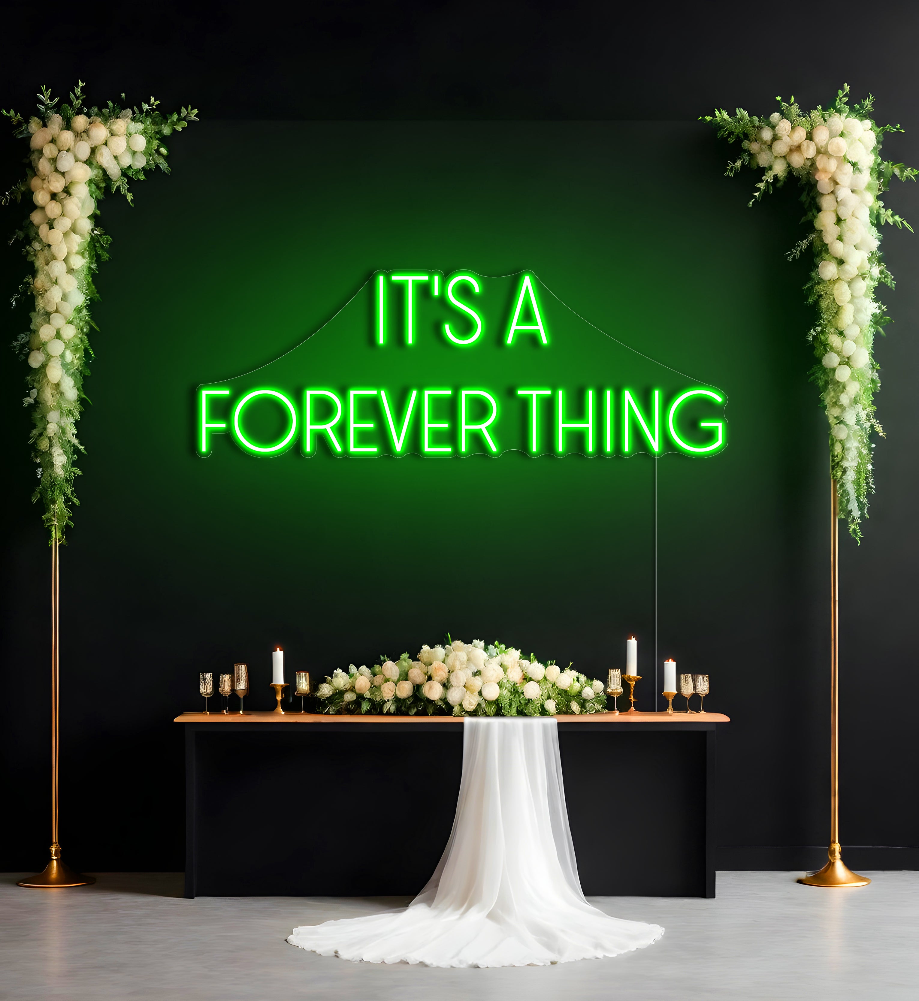 It's A Forever Thing LED Neon Sign
