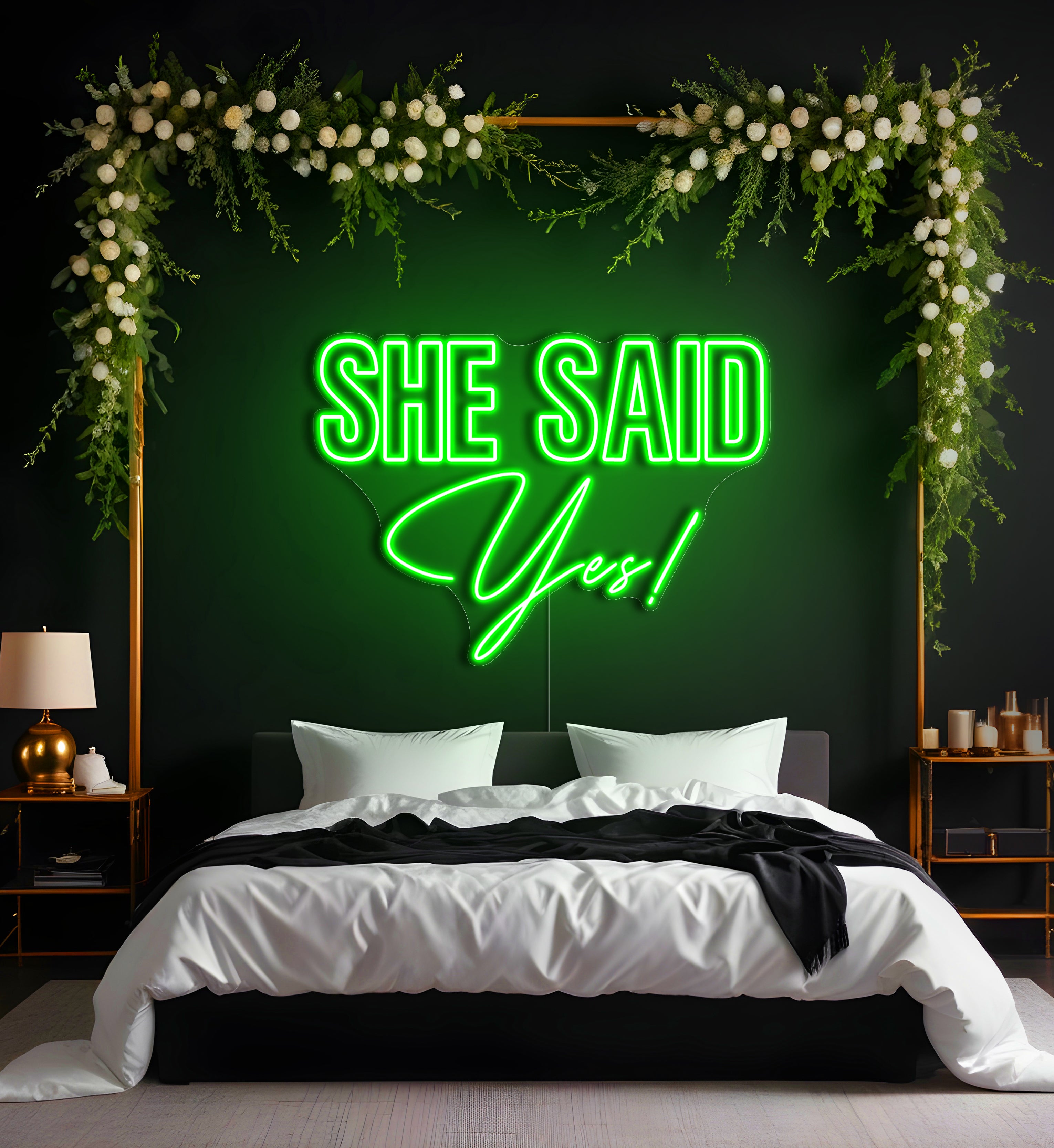 She Said Yes! LED Neon Sign