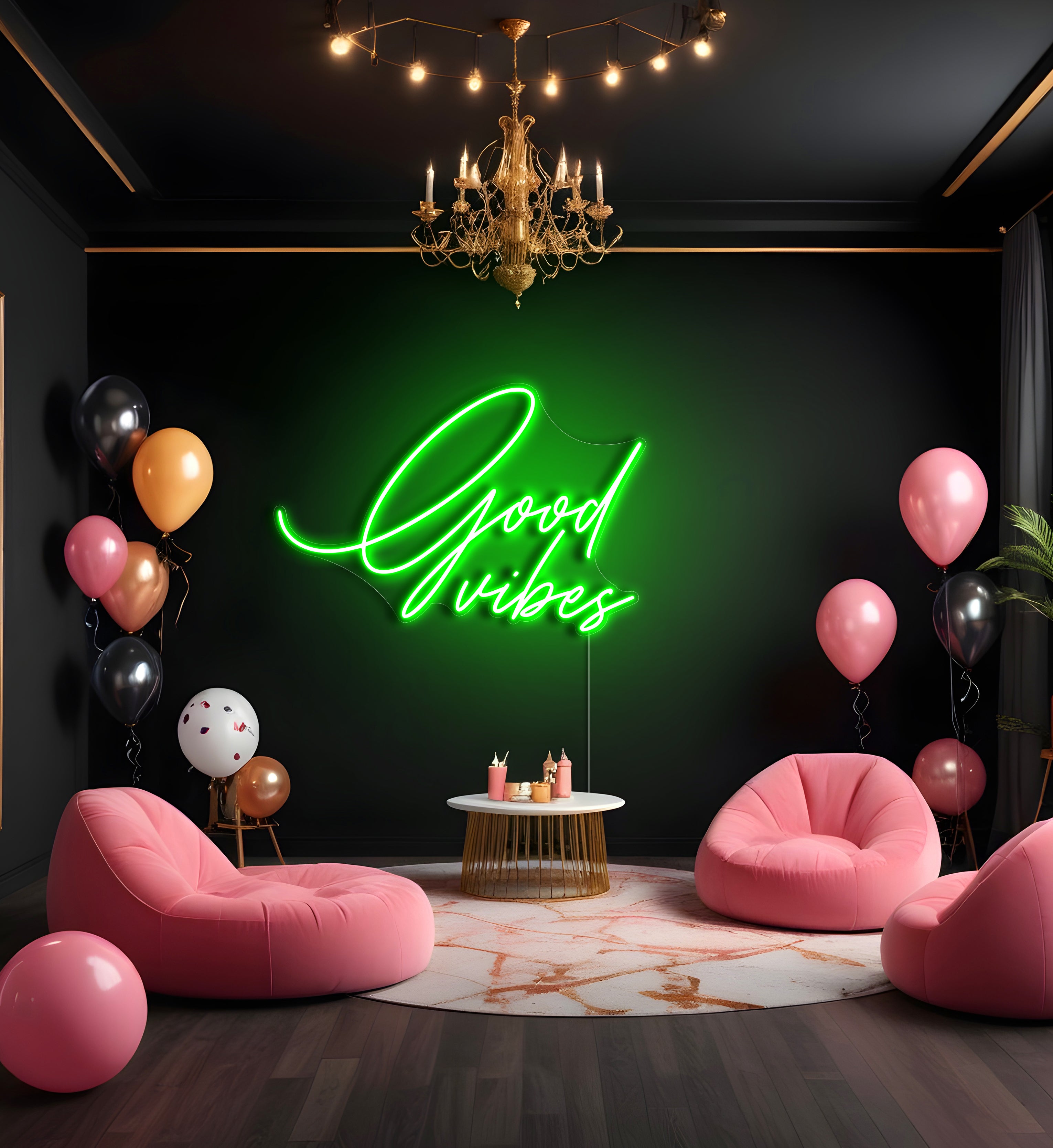 Good Vibes LED Neon Sign