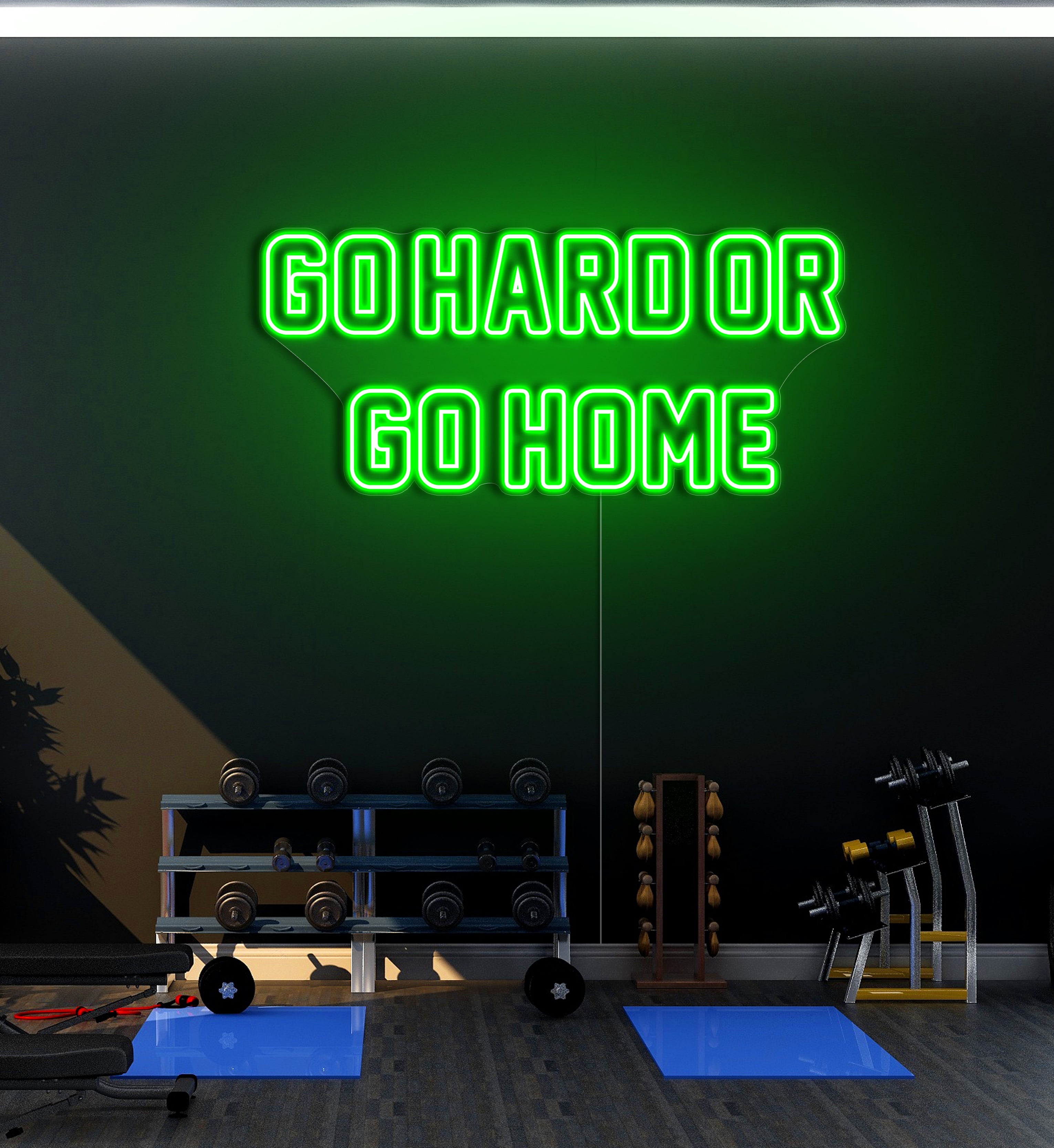 Go Hard Or Go Home LED Neon Sign