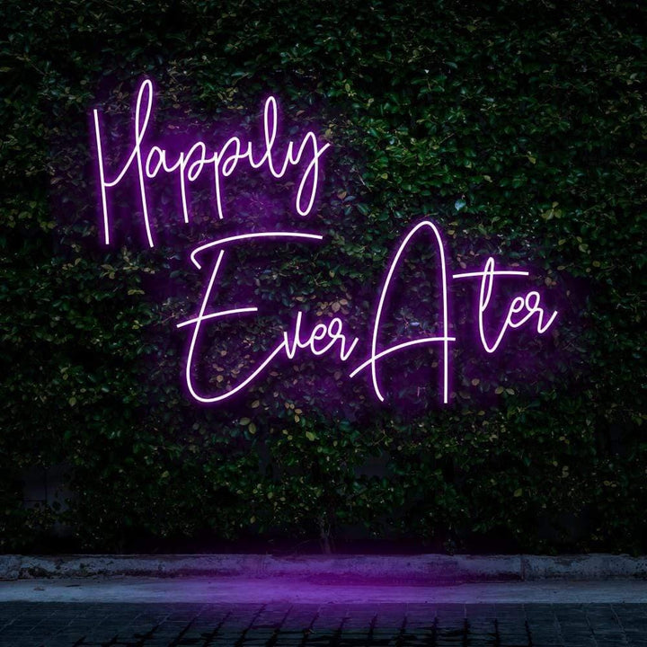 Happily Ever After LED Neon Sign