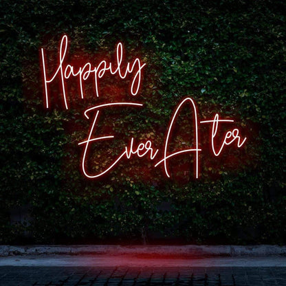 Happily Ever After LED Neon Sign