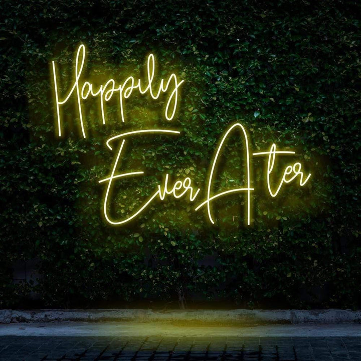 Happily Ever After LED Neon Sign