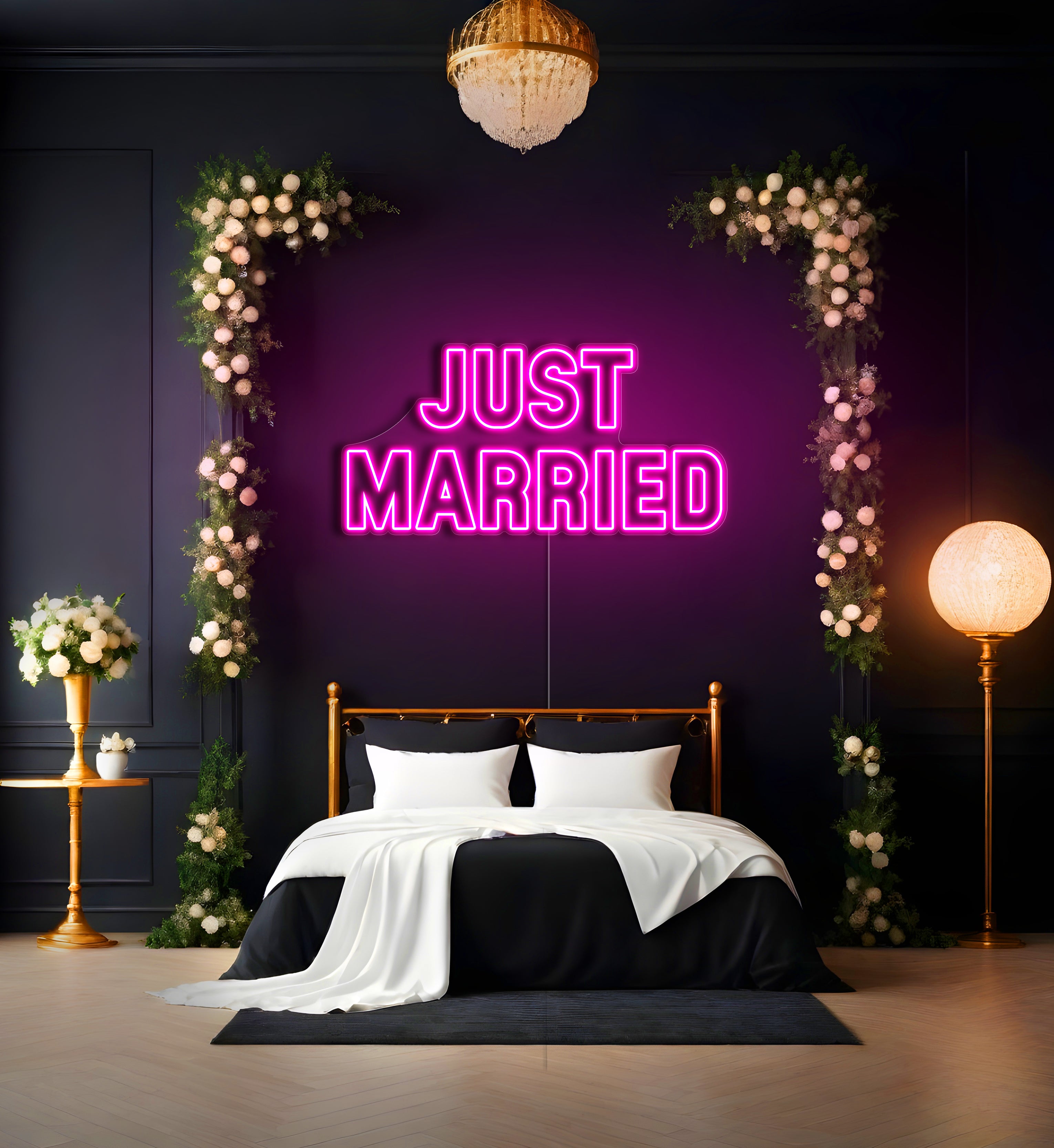 Just Married LED Neon Sign