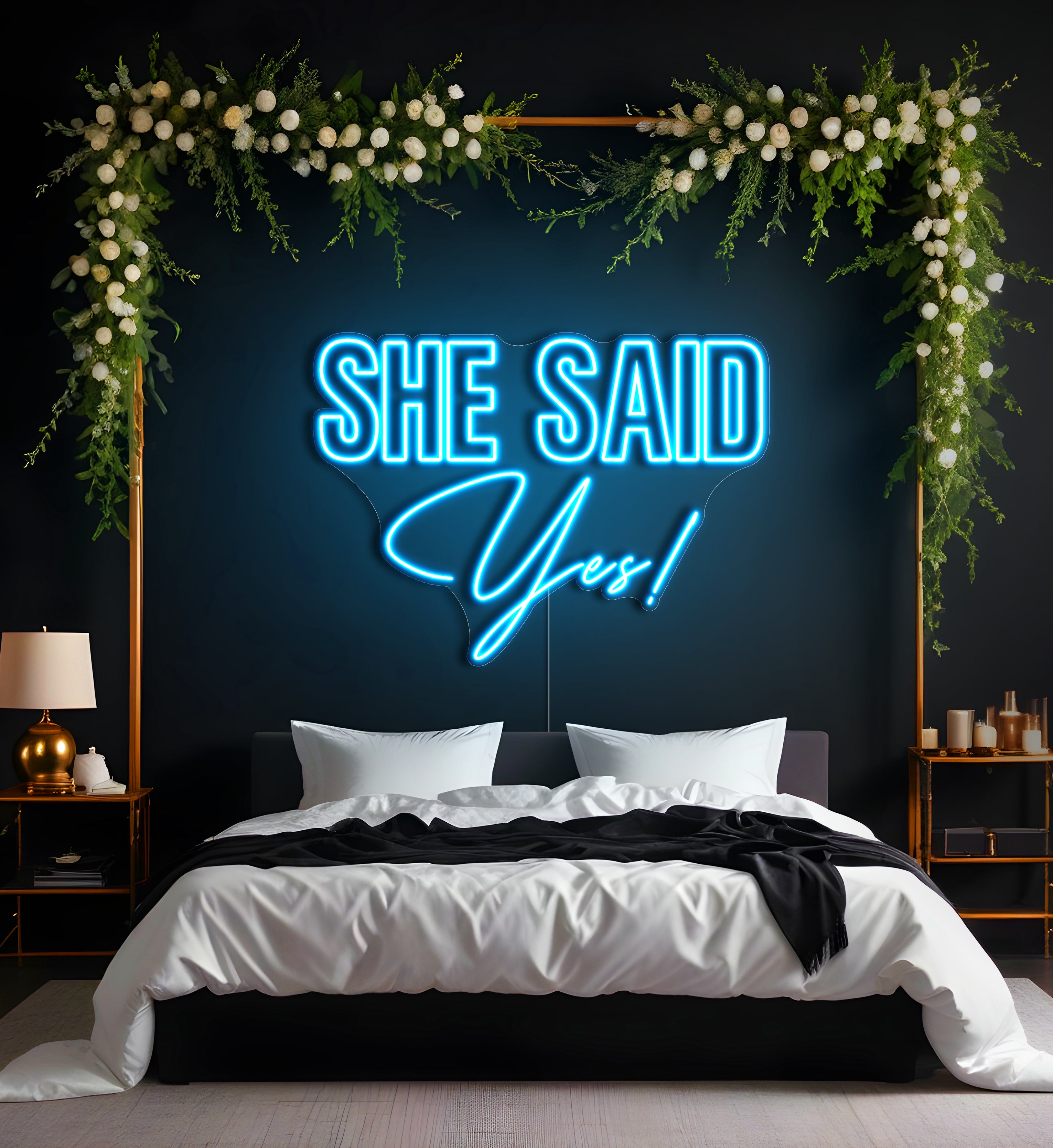 She Said Yes! LED Neon Sign