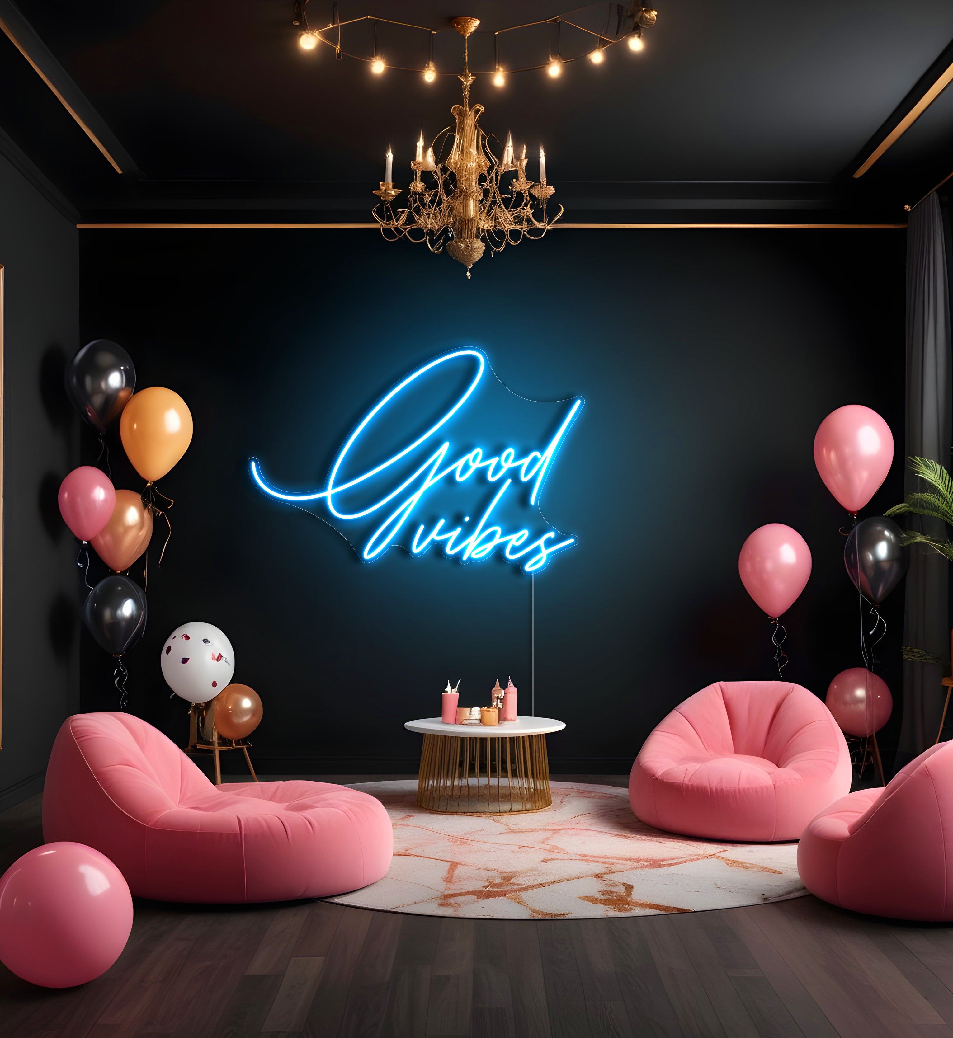 Good Vibes LED Neon Sign