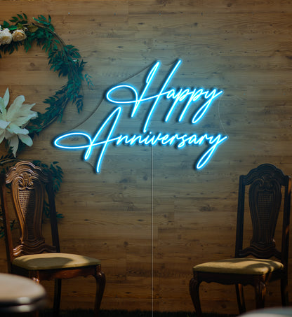 Happy Anniversary LED Neon Sign