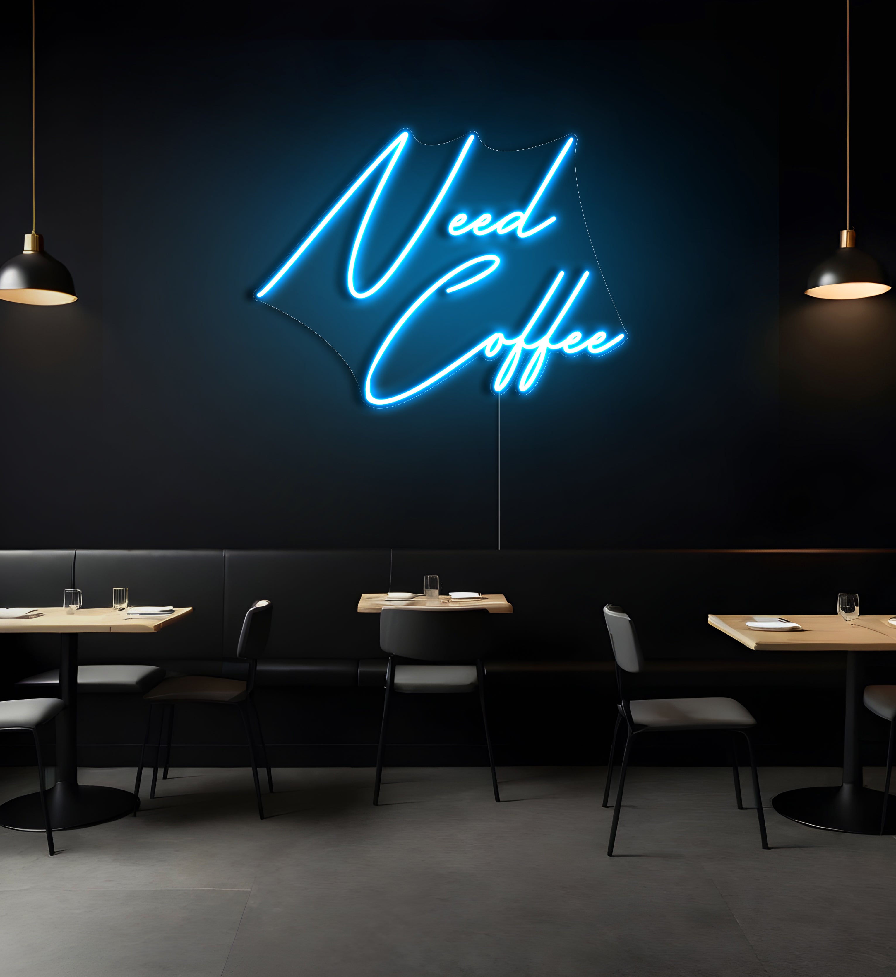 Need Coffee LED Neon Sign