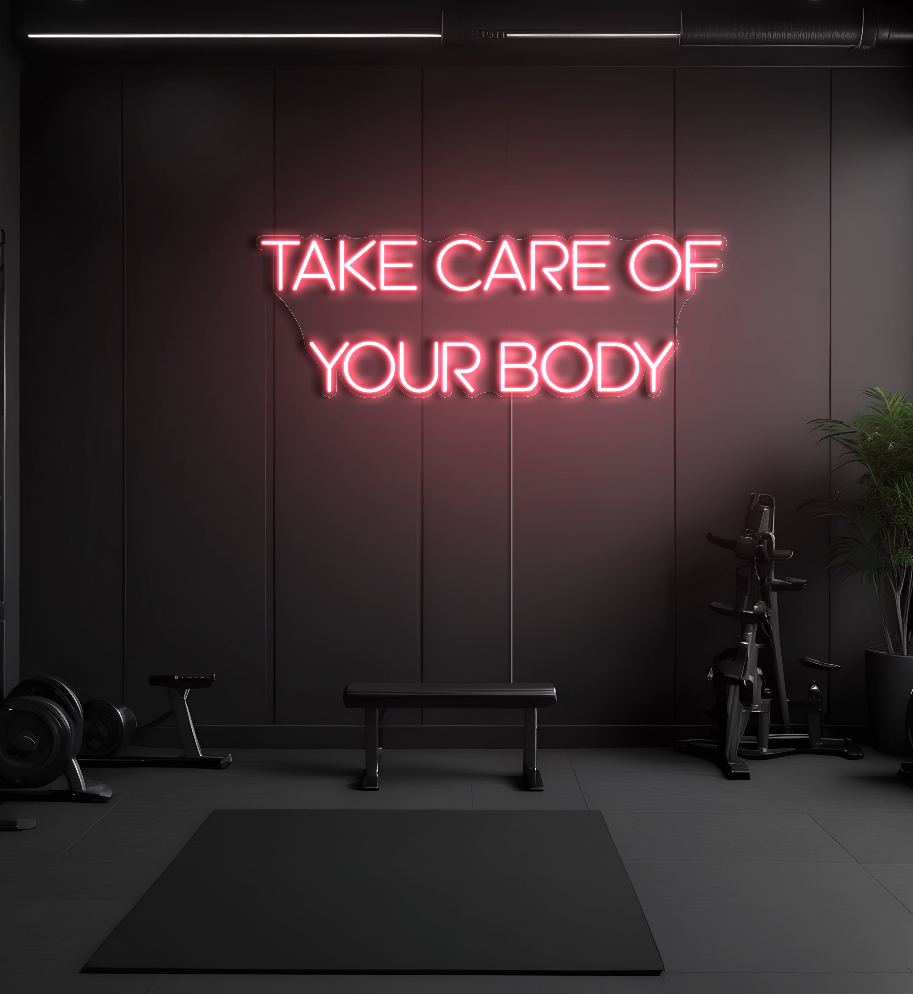 Take Care Of Your Body LED Neon Sign