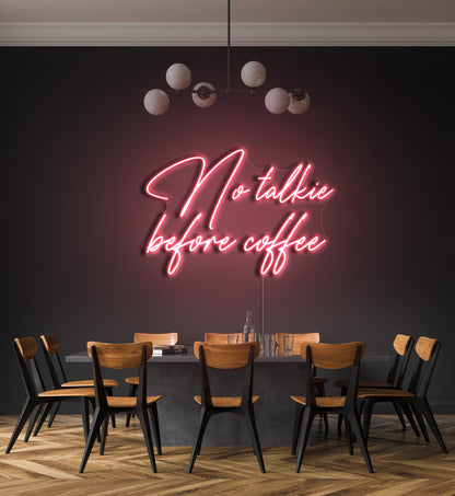 No Talkie Before Coffee