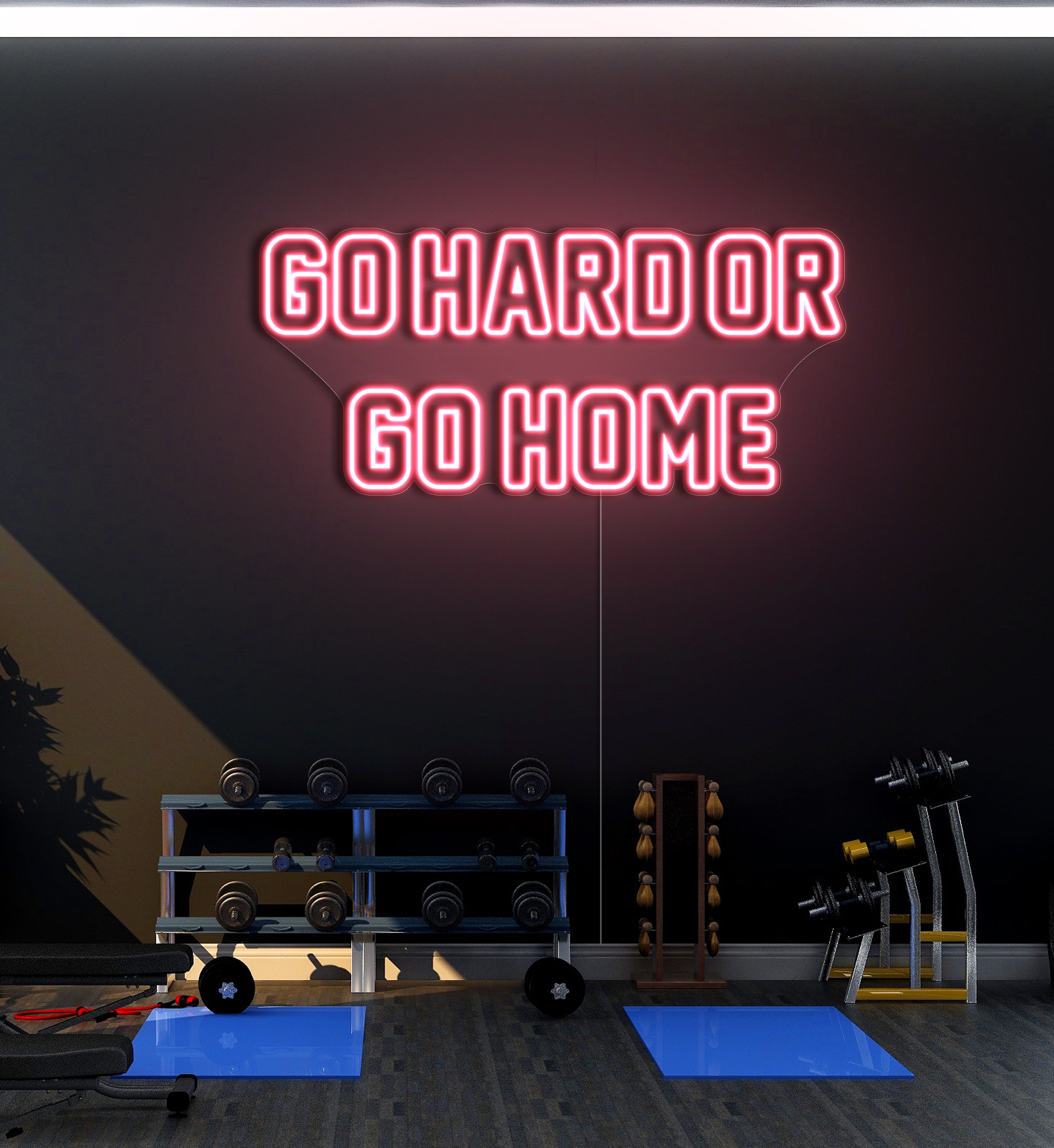 Go Hard Or Go Home LED Neon Sign