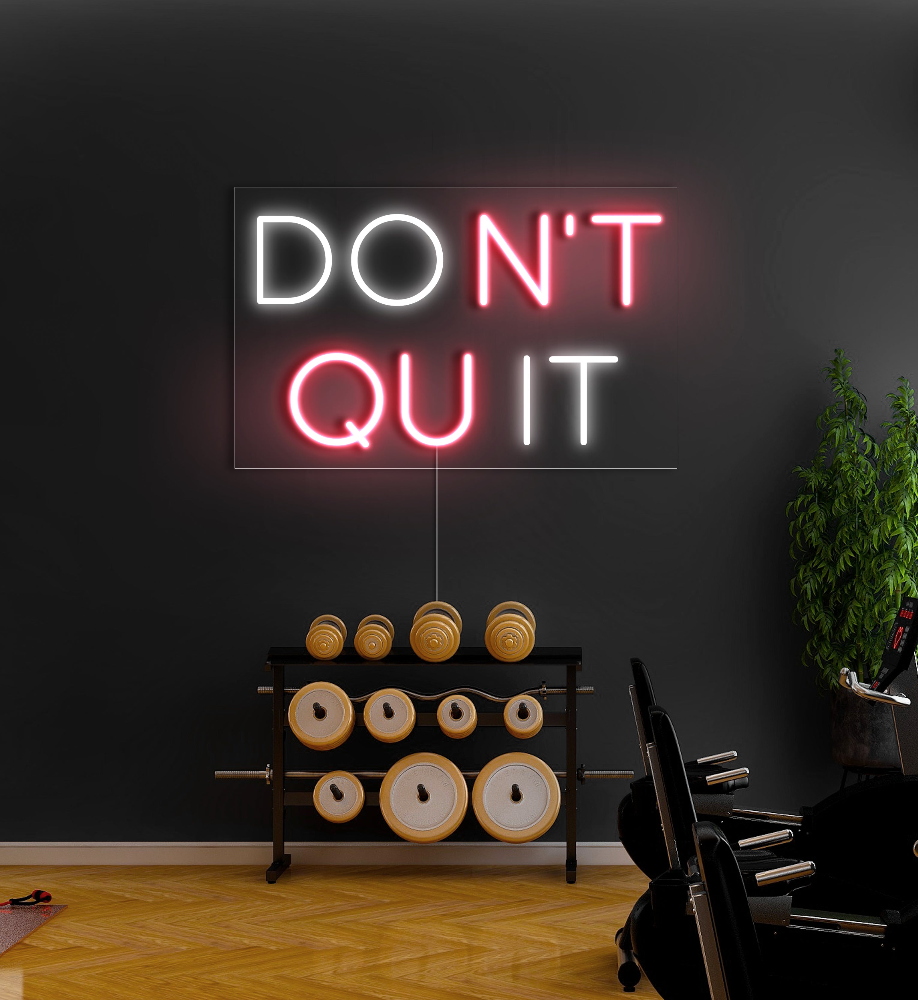 Don't Quit LED Neon Sign