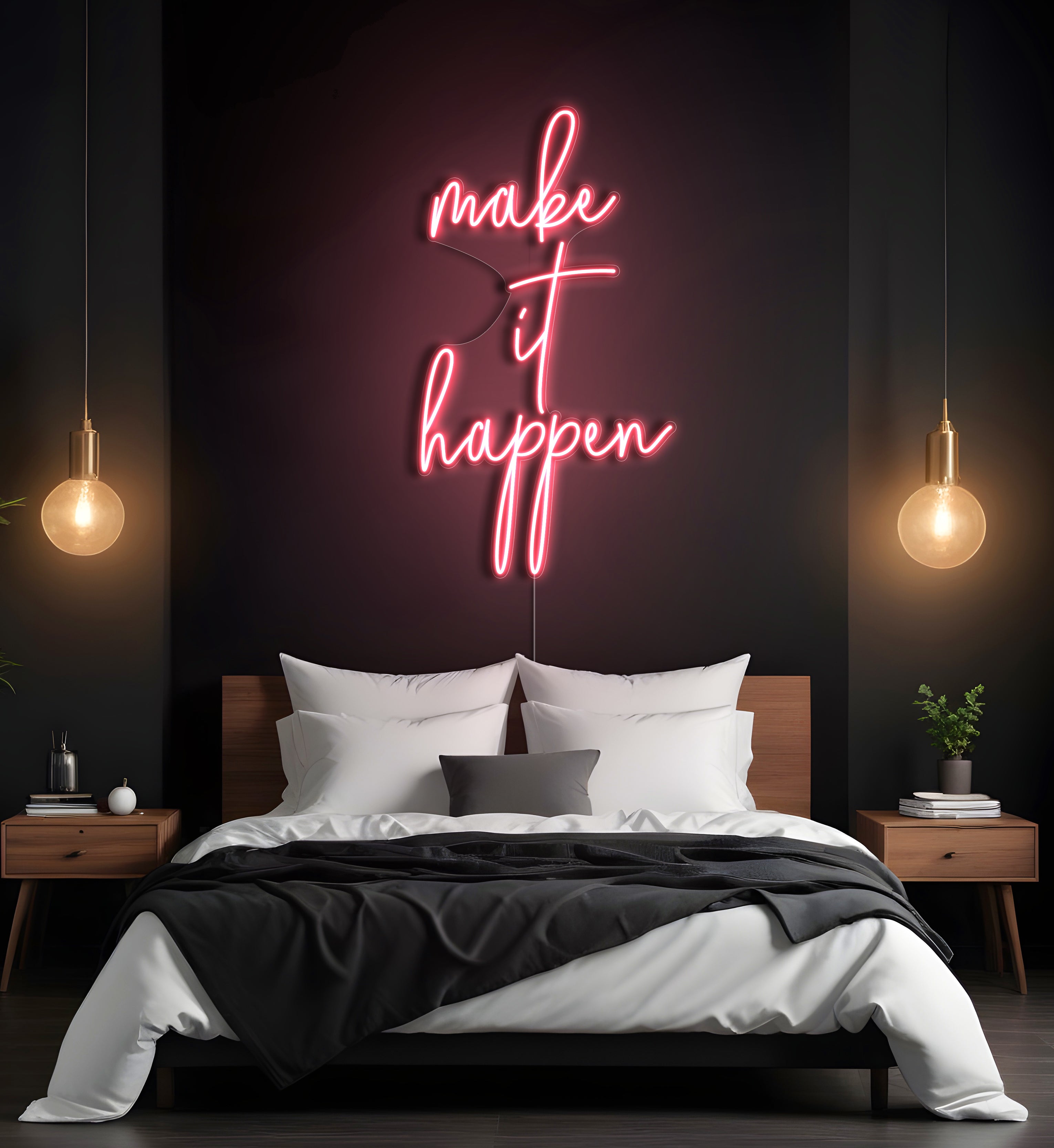 Make It Happen LED Neon Sign