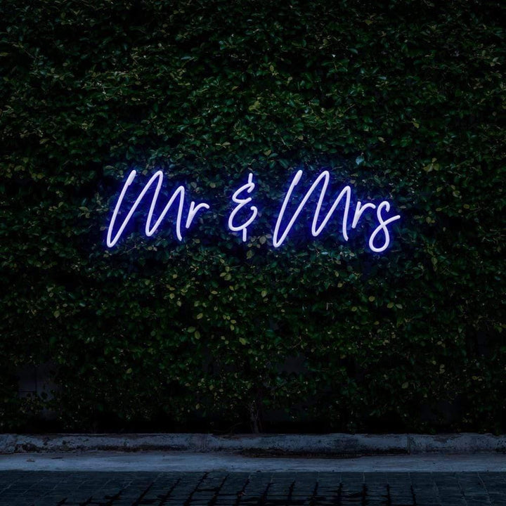 Mr & Mrs LED Neon Sign