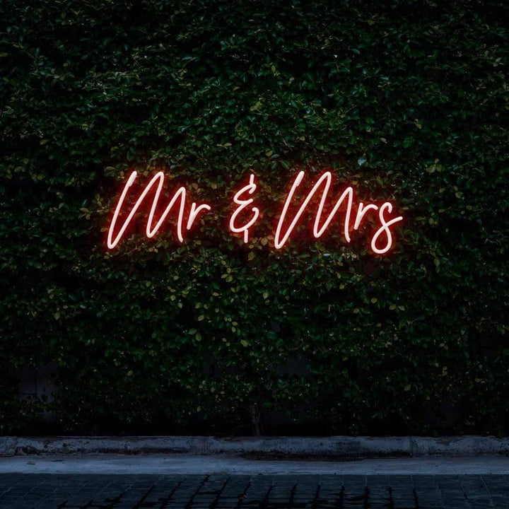 Mr & Mrs LED Neon Sign